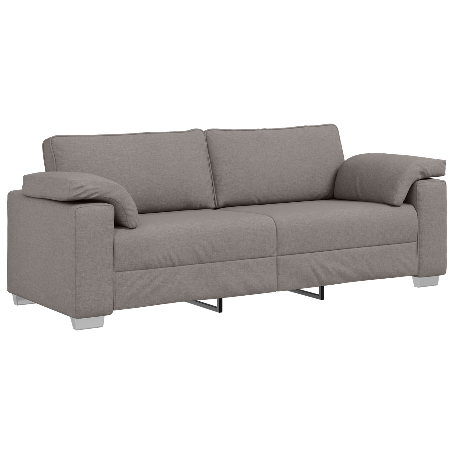 3 Personers Sofasæt Med Puder I Taupe Stof
