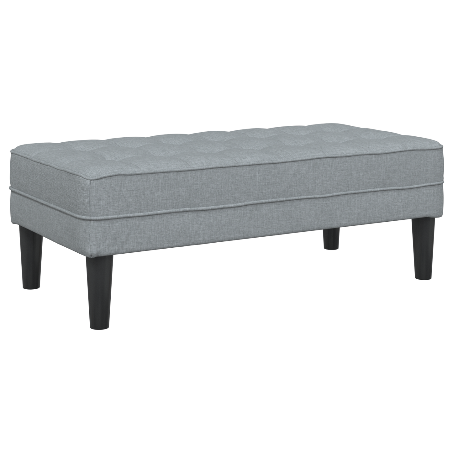 2 Stykke Sofa Sæt Med Puder Lysegrå Stof