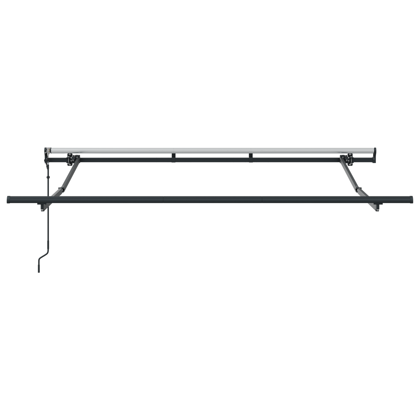 Utrækkelig Markise Creme og Antracit 250 X 200 Cm 2.5 X 2 M - billede 7