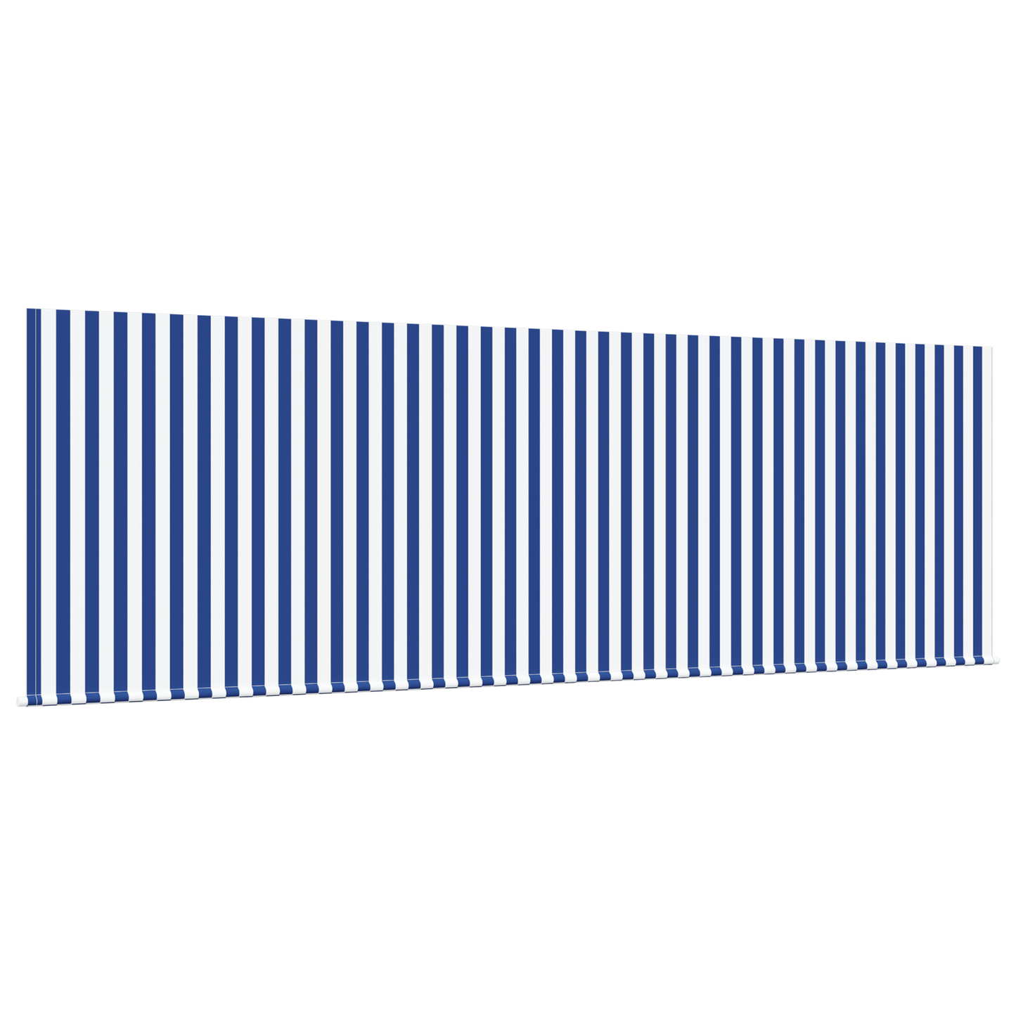 Utrækkelig Markise Stribet Blå og Hvid Hvid 350 X 200 Cm - billede 4