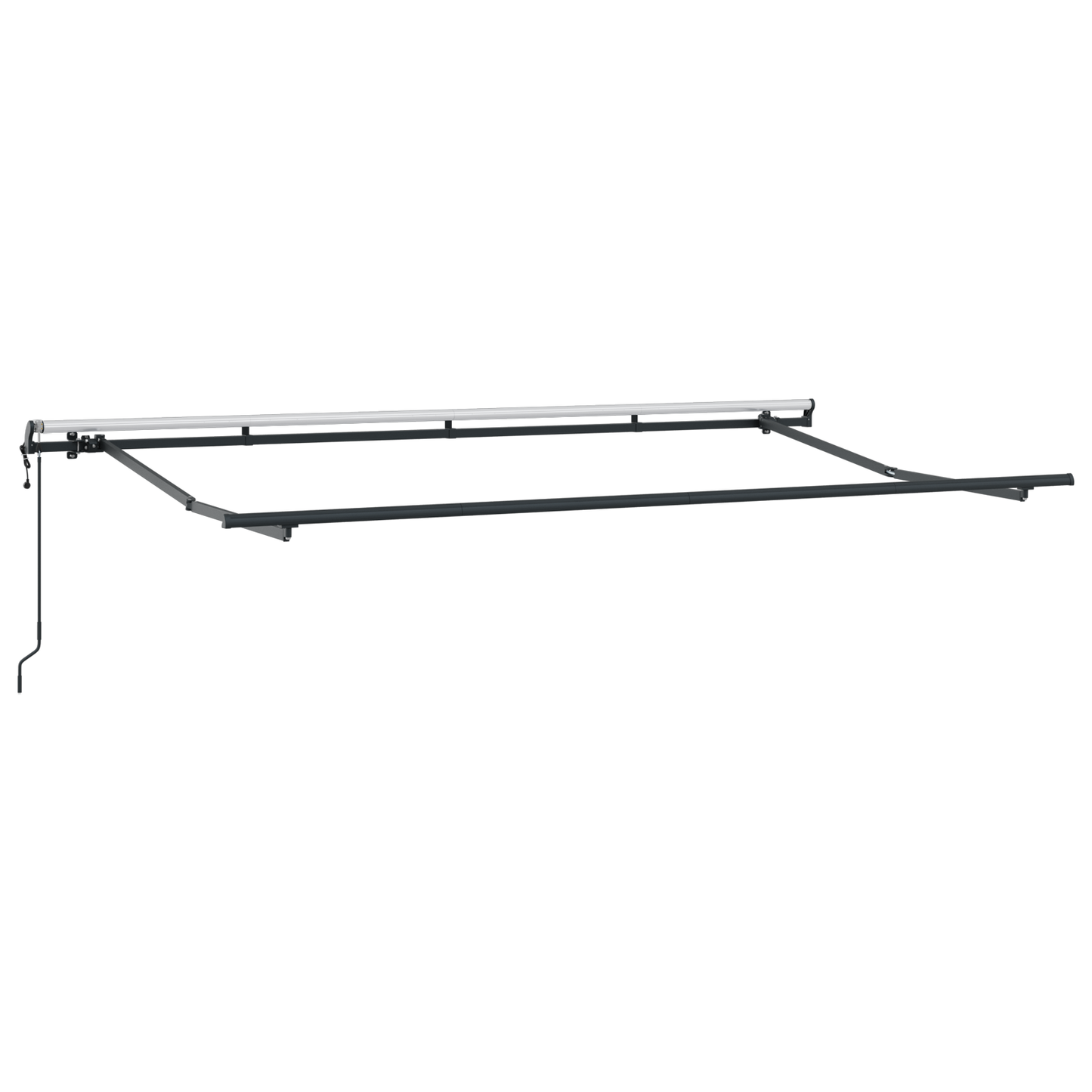 Markise med Blind Creme 350 X 200 X 120 Cm Stof, Metal - billede 4