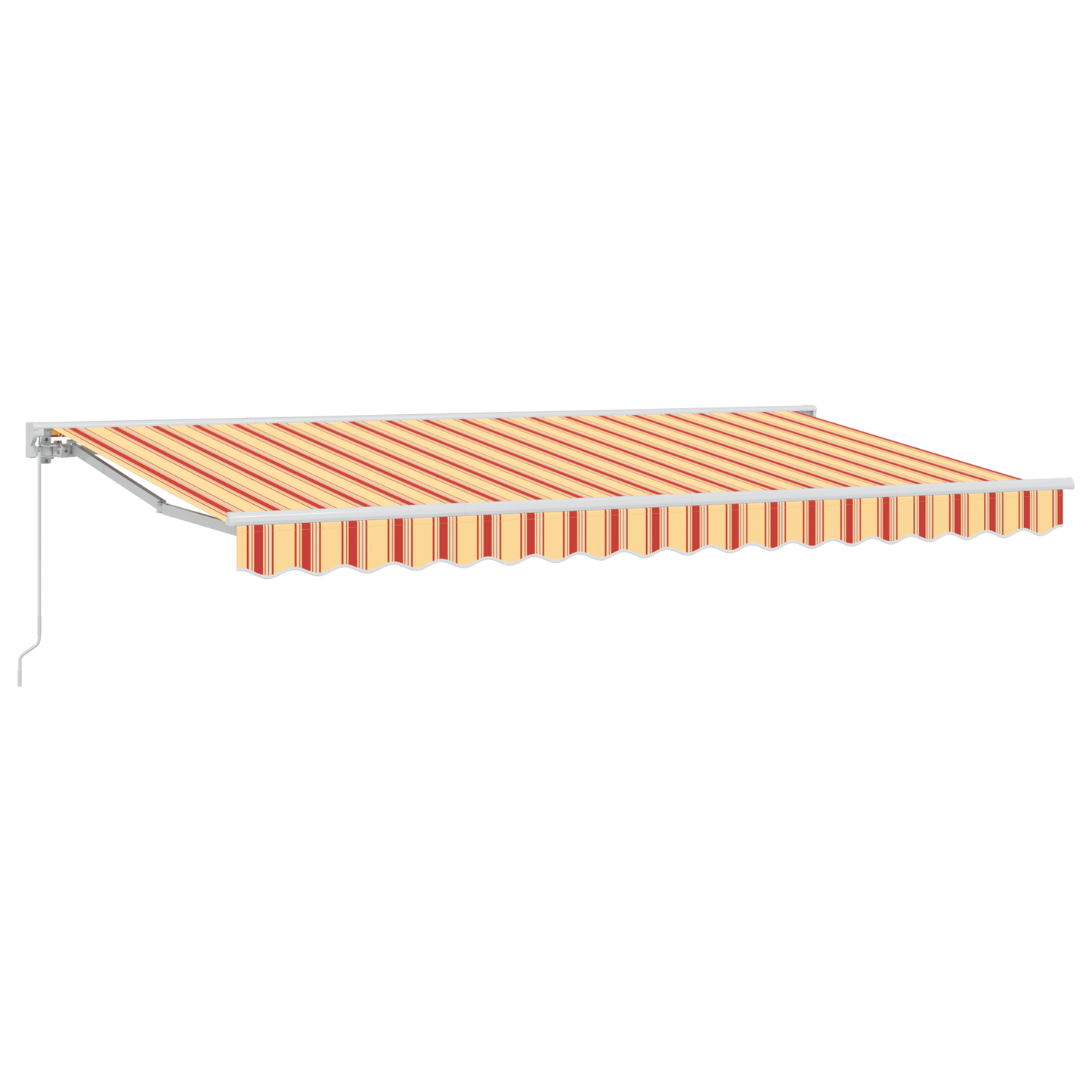 Utrækkelig Markise Marineblå 400x200 Cm Stof og Polyester - billede 2