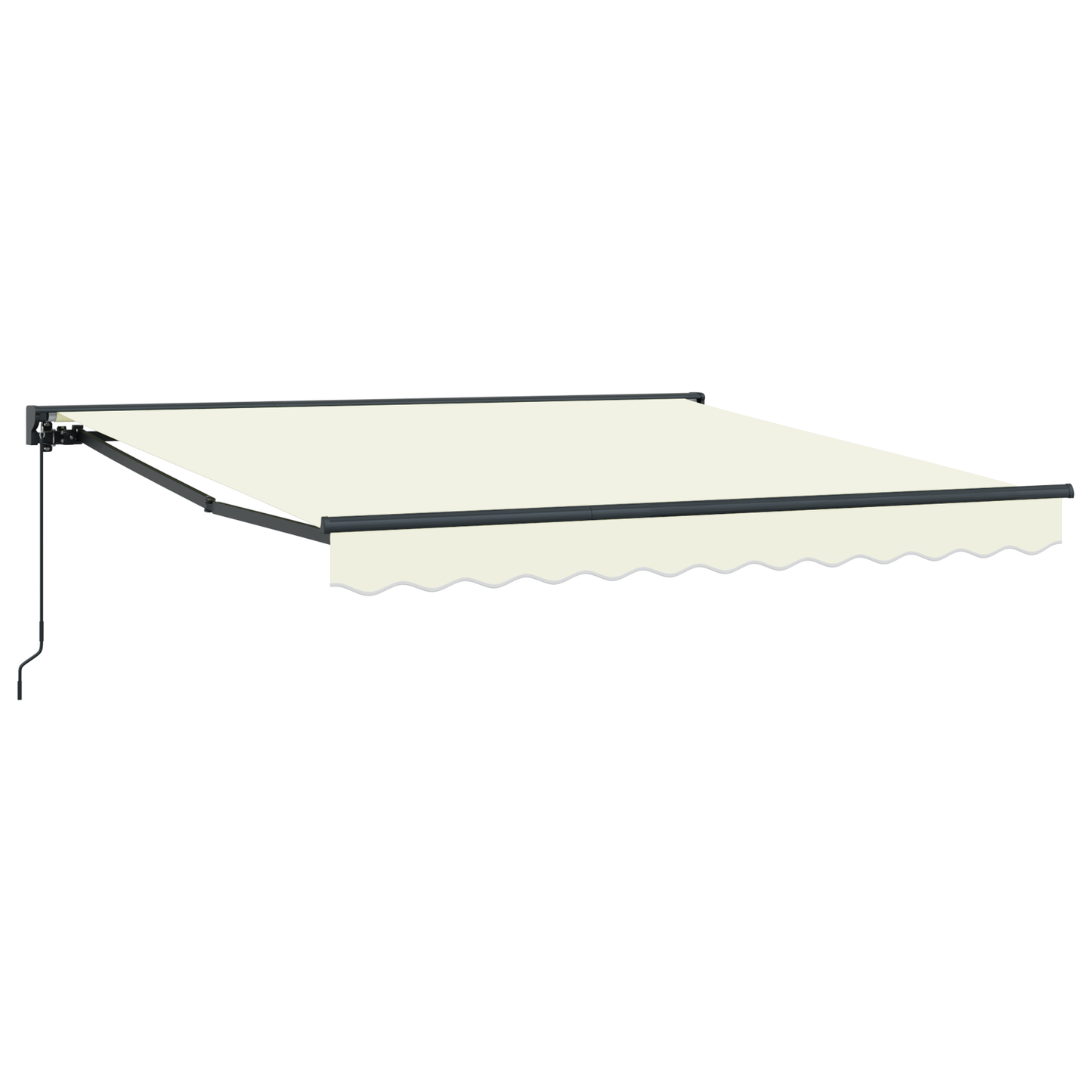 Utrækkelig Markise Creme 300x250 Cm Polyester - billede 2