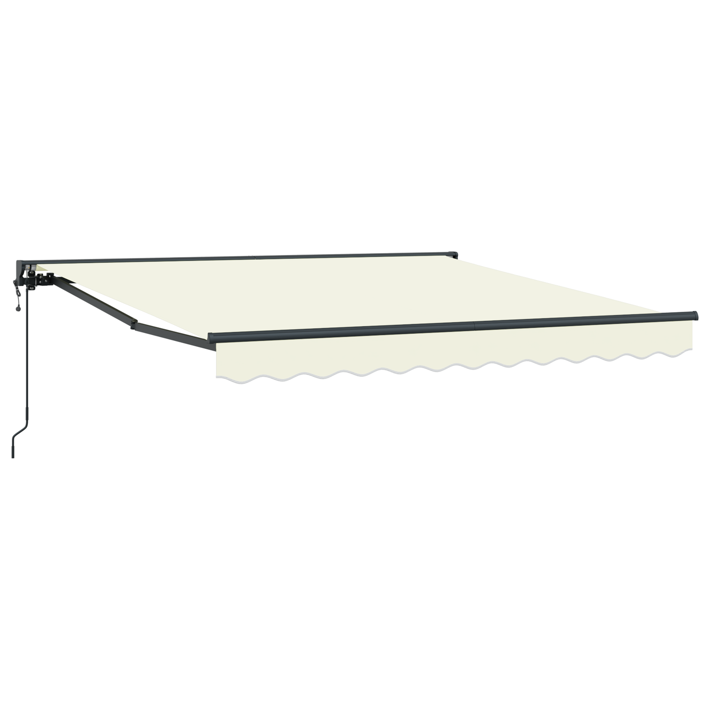 Utrækkelig Markise Creme 300x250 Cm Aluminium og Polyester - billede 2