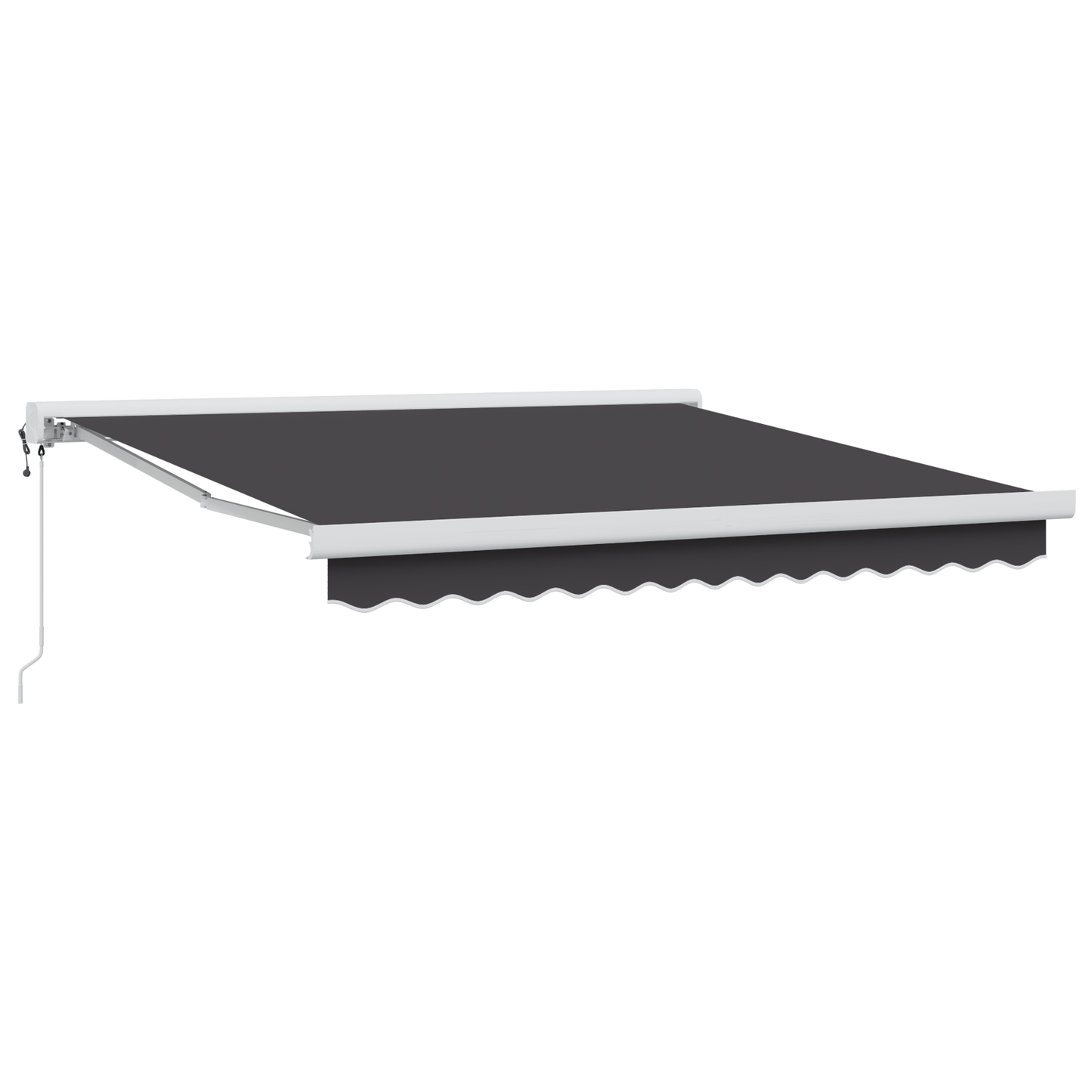 Automatisk Utrullabel Markise Antracit 300x250 Cm - billede 2