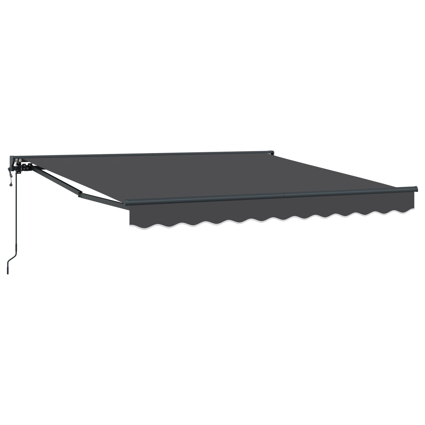 Automatisk Utrækkelig Markise - Antracit 300 X 250 Cm - billede 2