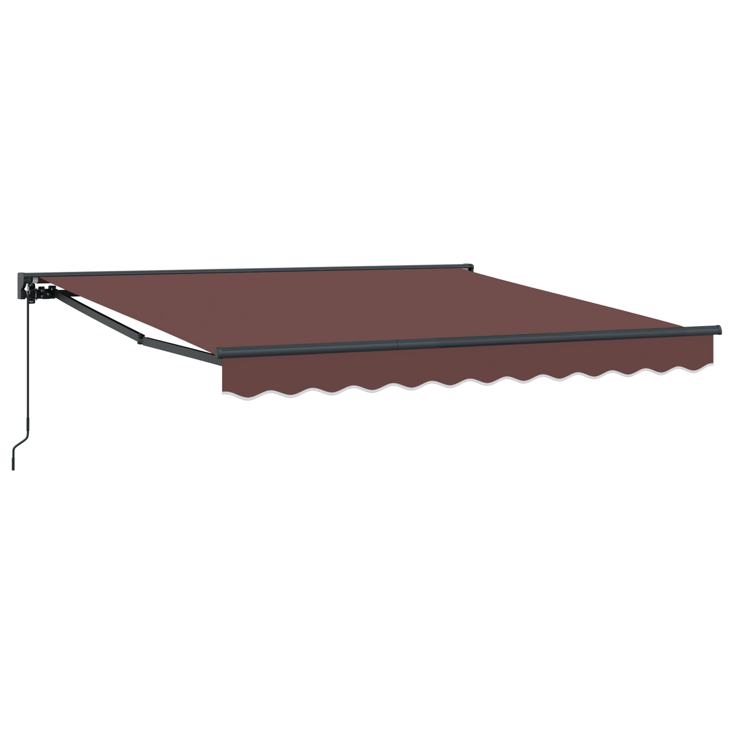 Utrækkelig Markise Brun 300x250 Cm Polyester - billede 2