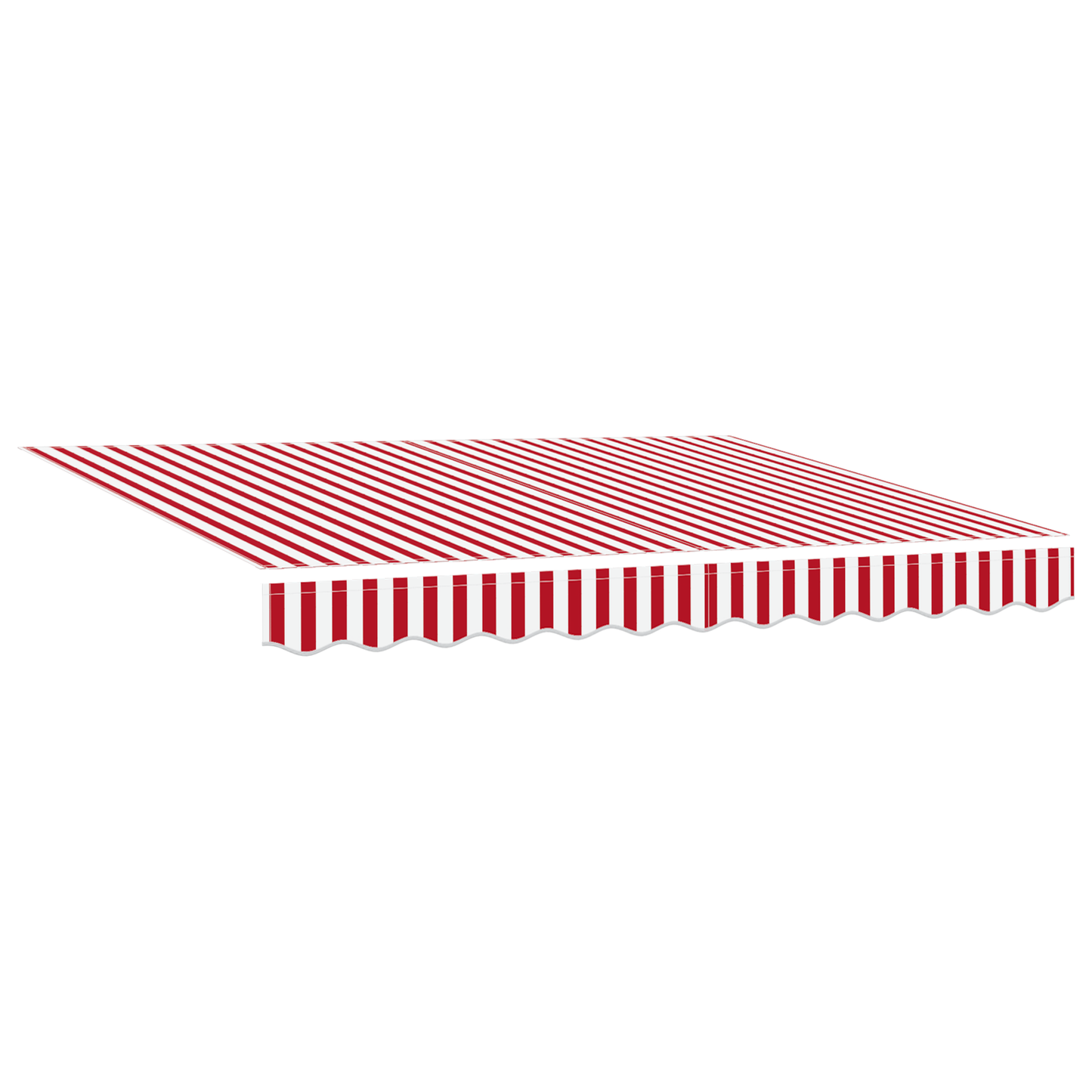 Automatisk Utrækkelig Markise Rød og Hvid - 300 X 250 Cm - billede 5