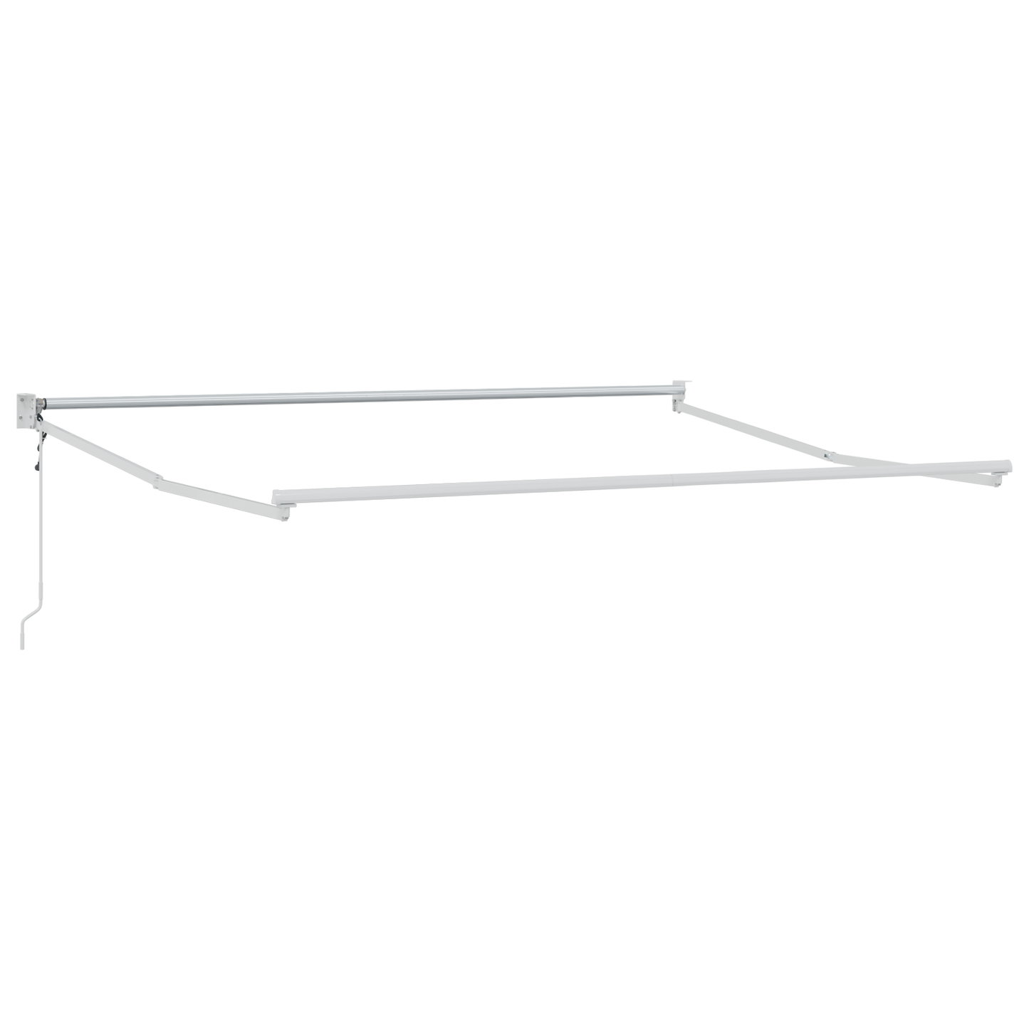 Automatisk Udtrækkelig Markise Rød og Hvid Stribe 300x250 Cm - billede 5