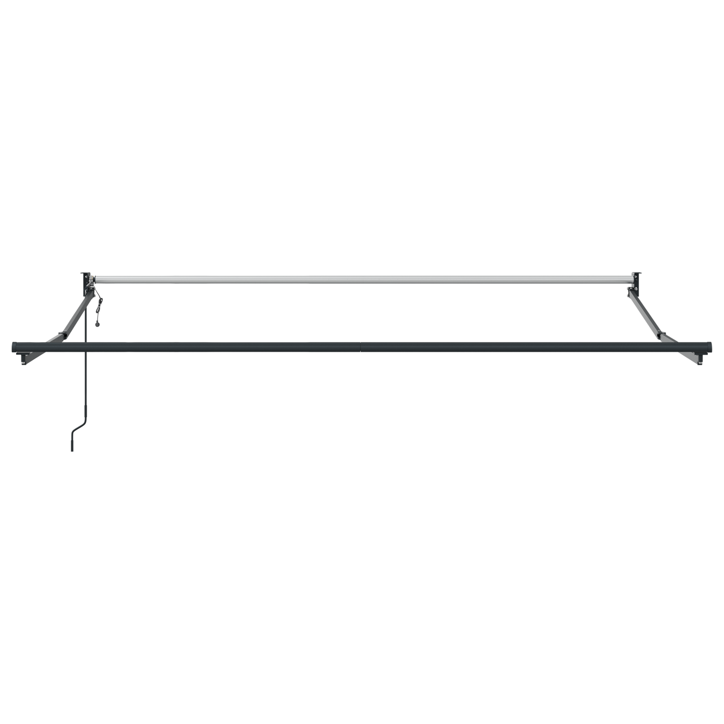 Automatisk Udtækkelig Markise Sort 300x250 Cm&&markise Erstatningsstof til 3x2.5 M Ramme Sort - billede 7