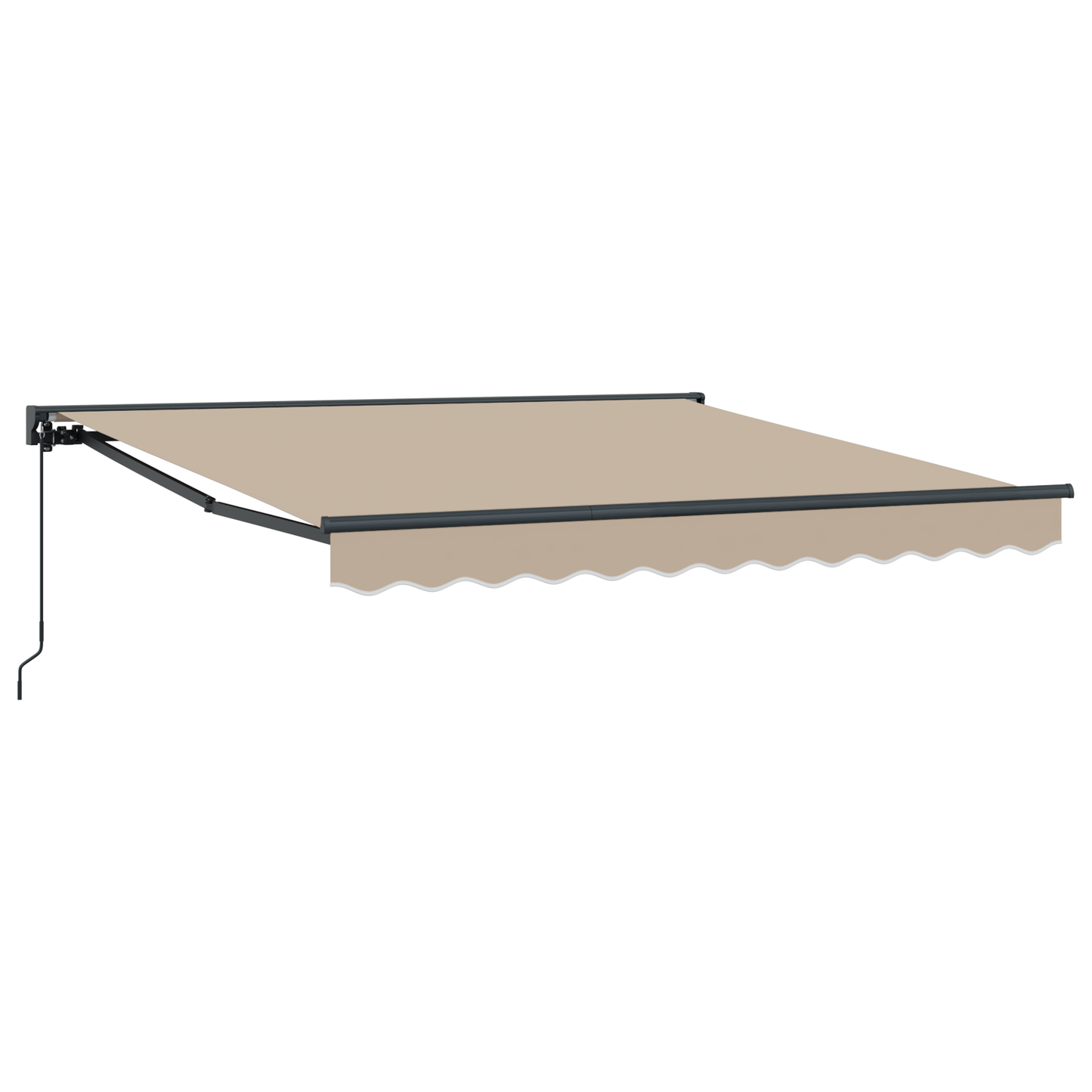Utrækkelig Markise Beige 300x250 Cm Polyester - billede 2