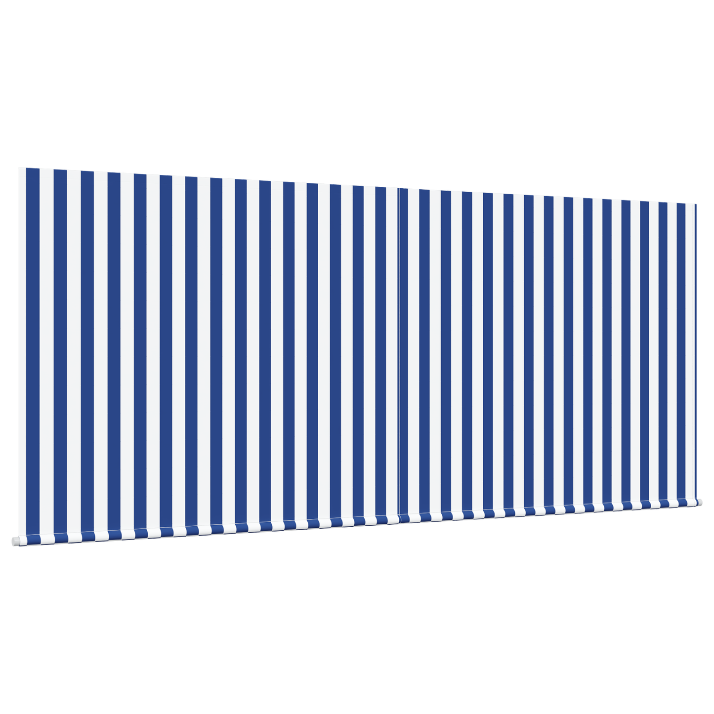 Utrækkelig Markise Marineblå og Hvid 350 X 250 Cm - billede 4