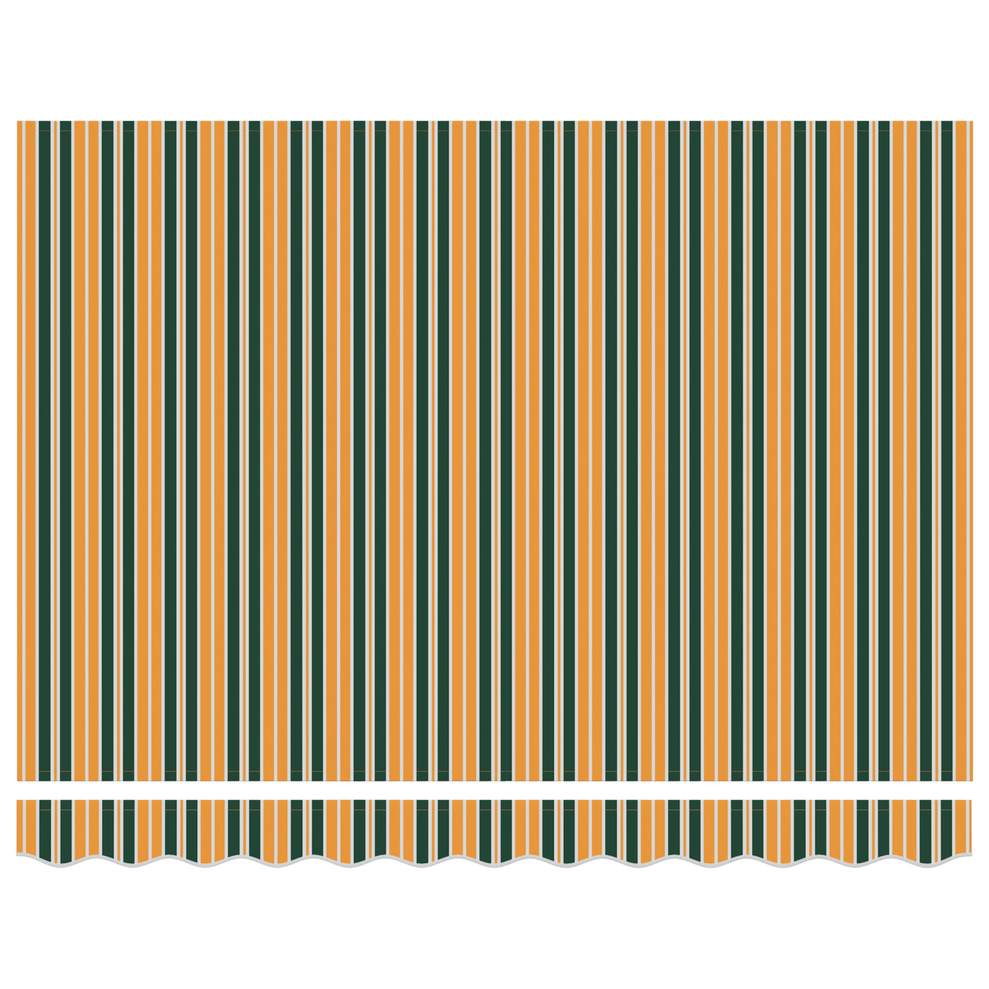 Utrækkelig Markise Grøn og Gul 350x250 Cm - billede 5