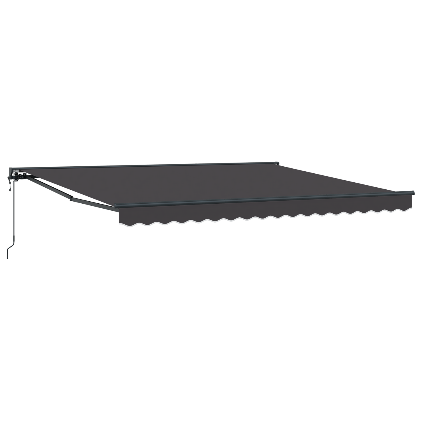 Utrækkelig Markise Antracit 400x300 Cm - billede 2