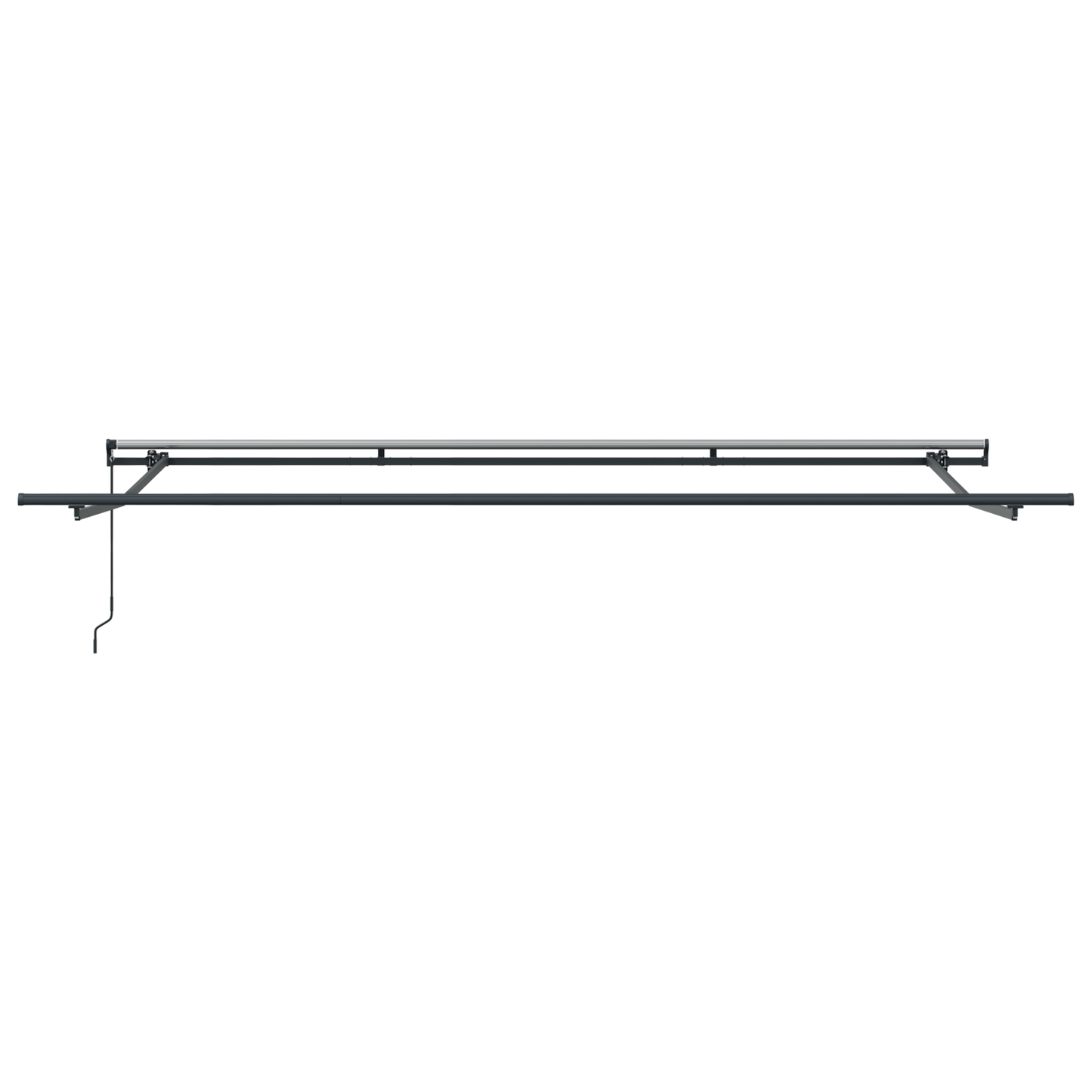 Manuel Utrækbar Markise – Multifarvet Stribe 400x350 Cm - billede 7
