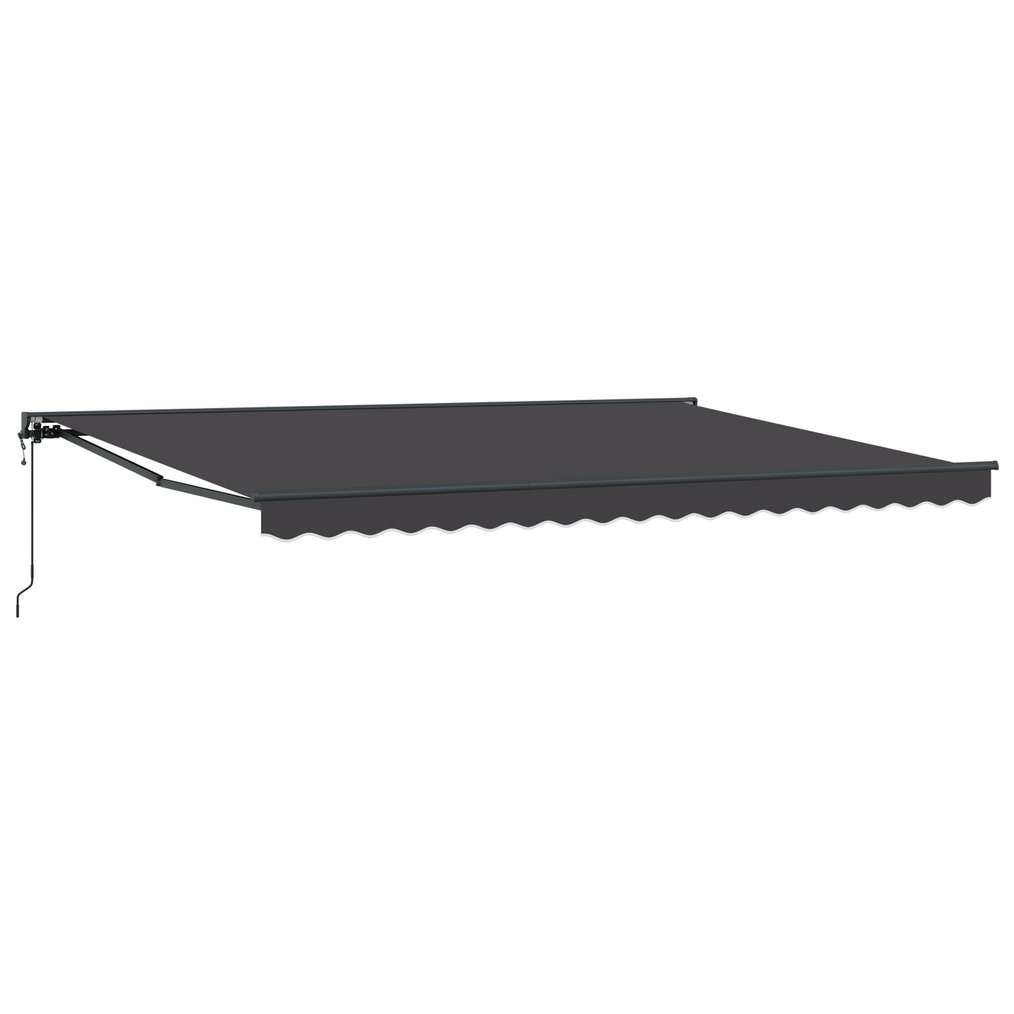 Utrækkelig Markise Antracit 450x300 Cm - billede 2