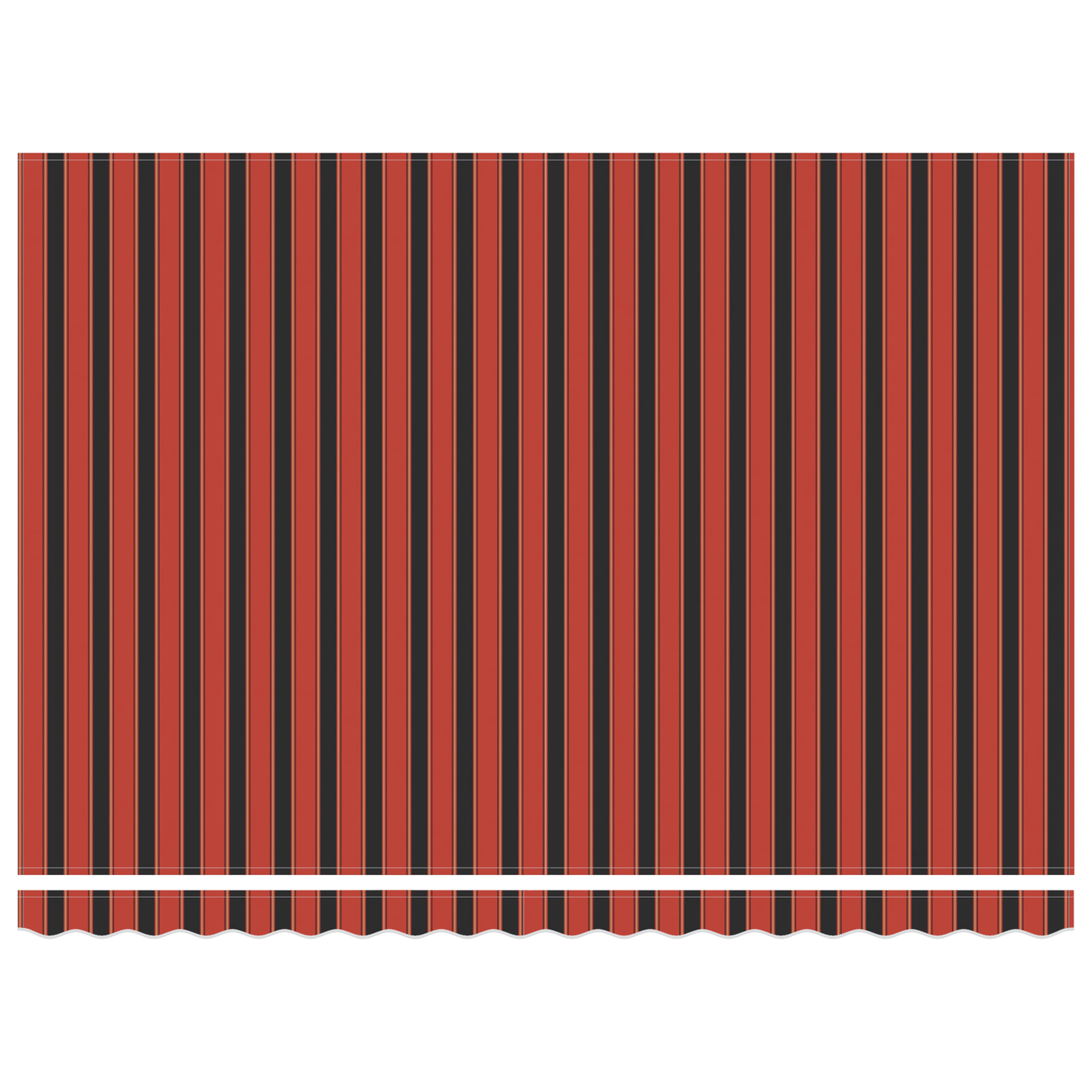 Manuel Udtrækkelig Markise i Orange og Brunt, 450x300 Cm - billede 6
