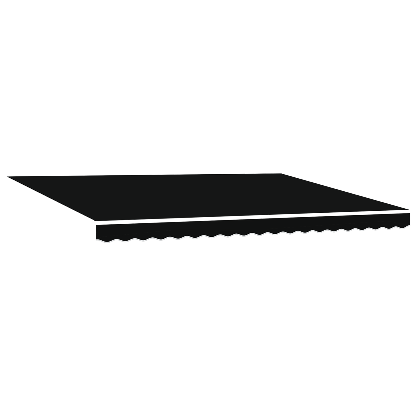 Elektrisk Utrækkelig Markise i Sort, 450 X 300 Cm - billede 4