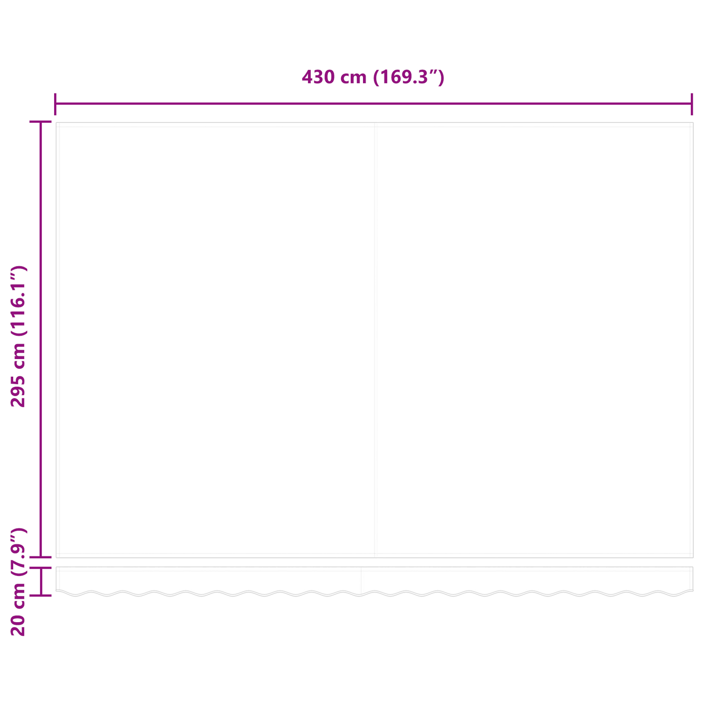 Elektrisk Utrækkelig Markise i Sort, 450 X 300 Cm - billede 11