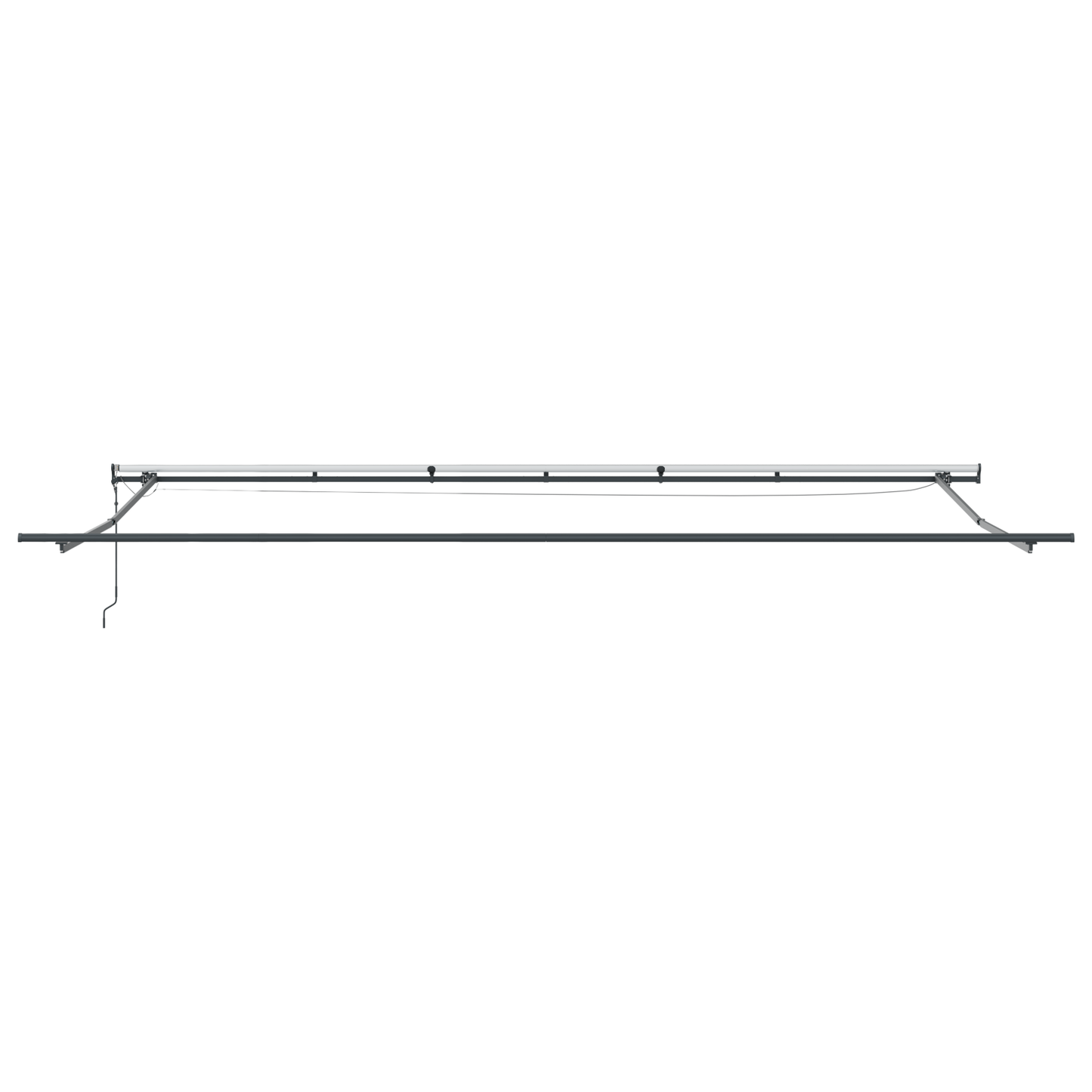 Automatisk Udrulningsmarkise med Led Gul og Orange 600x300 Cm - billede 7