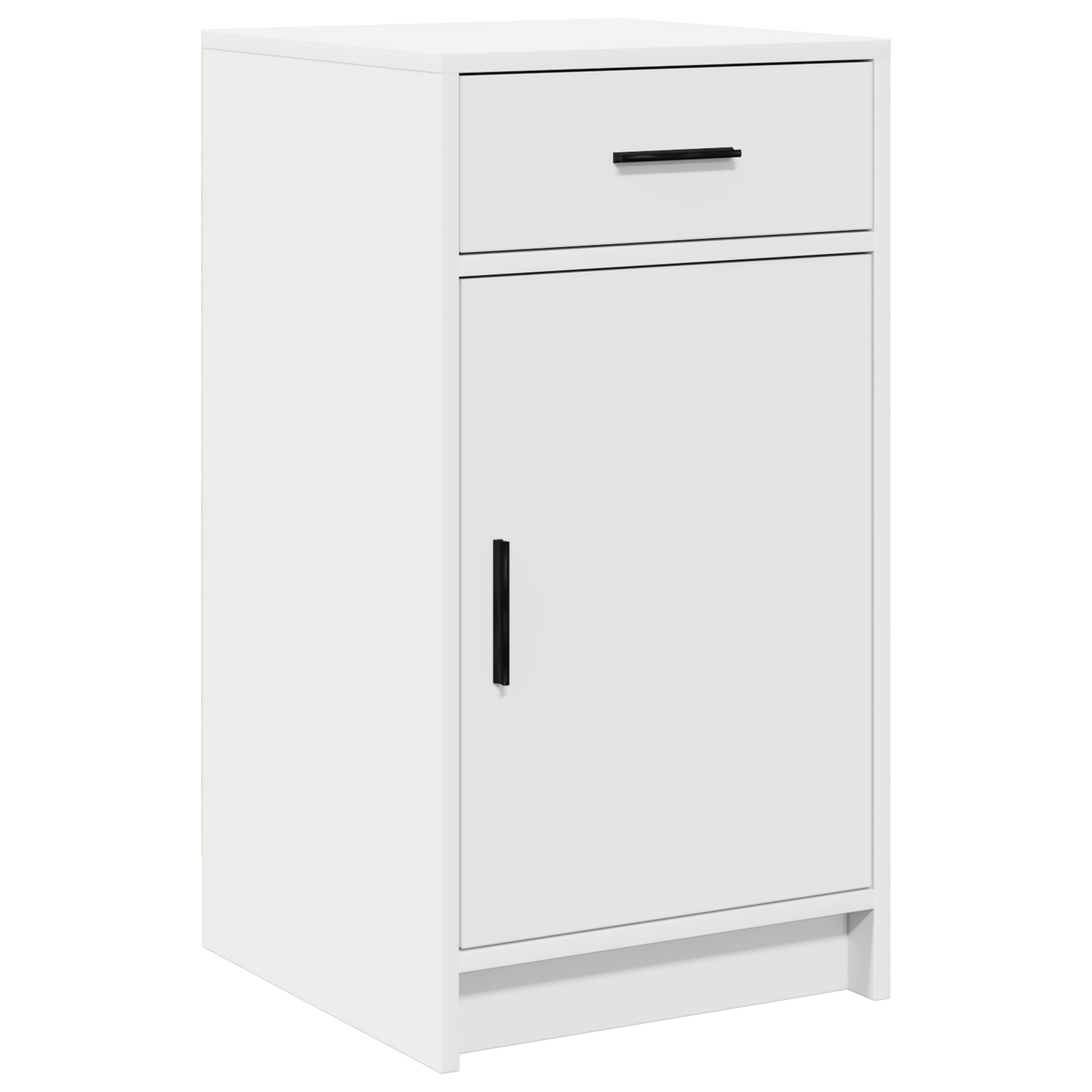2 Personers Dressing Table Sæt Med Led Hvid Konstrueret Træ