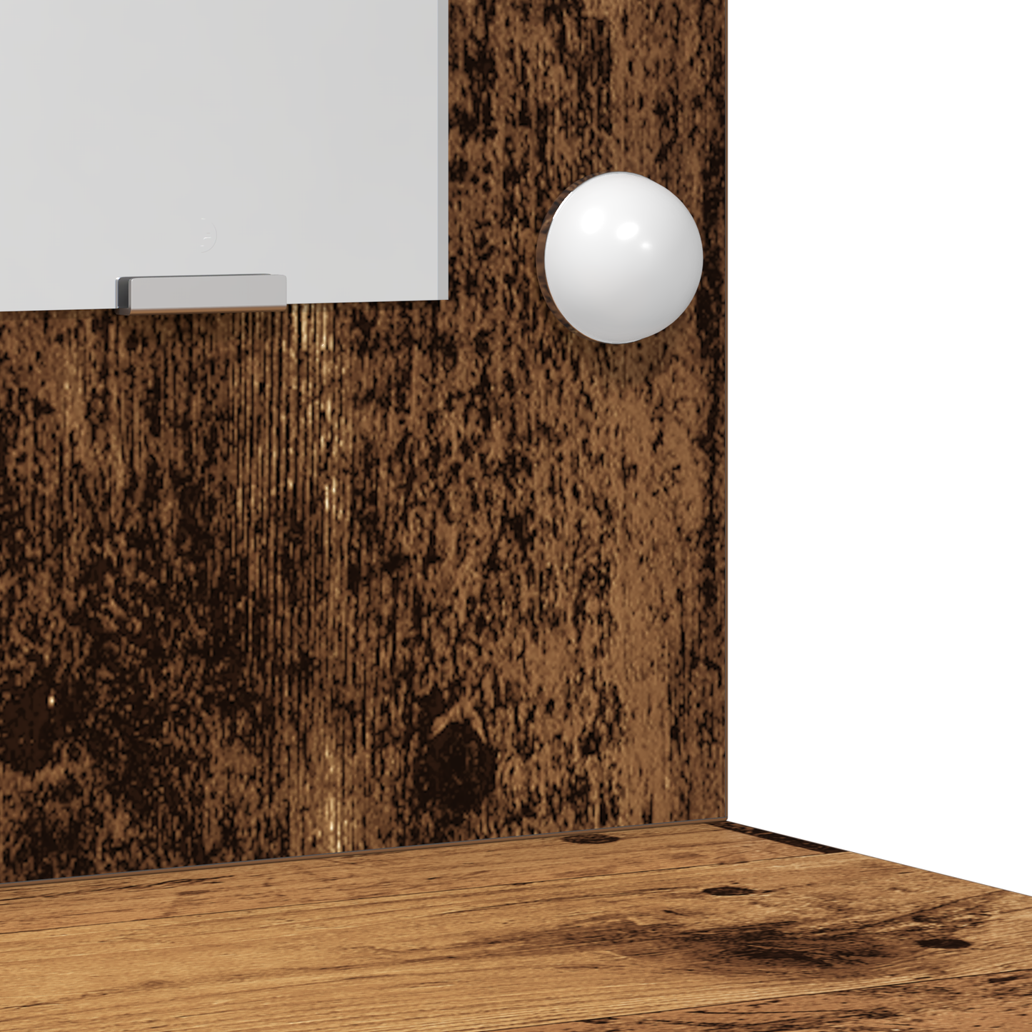 2 Stykker Dressing Table Sæt Med Led Gamle Træ Konstruktions Træ