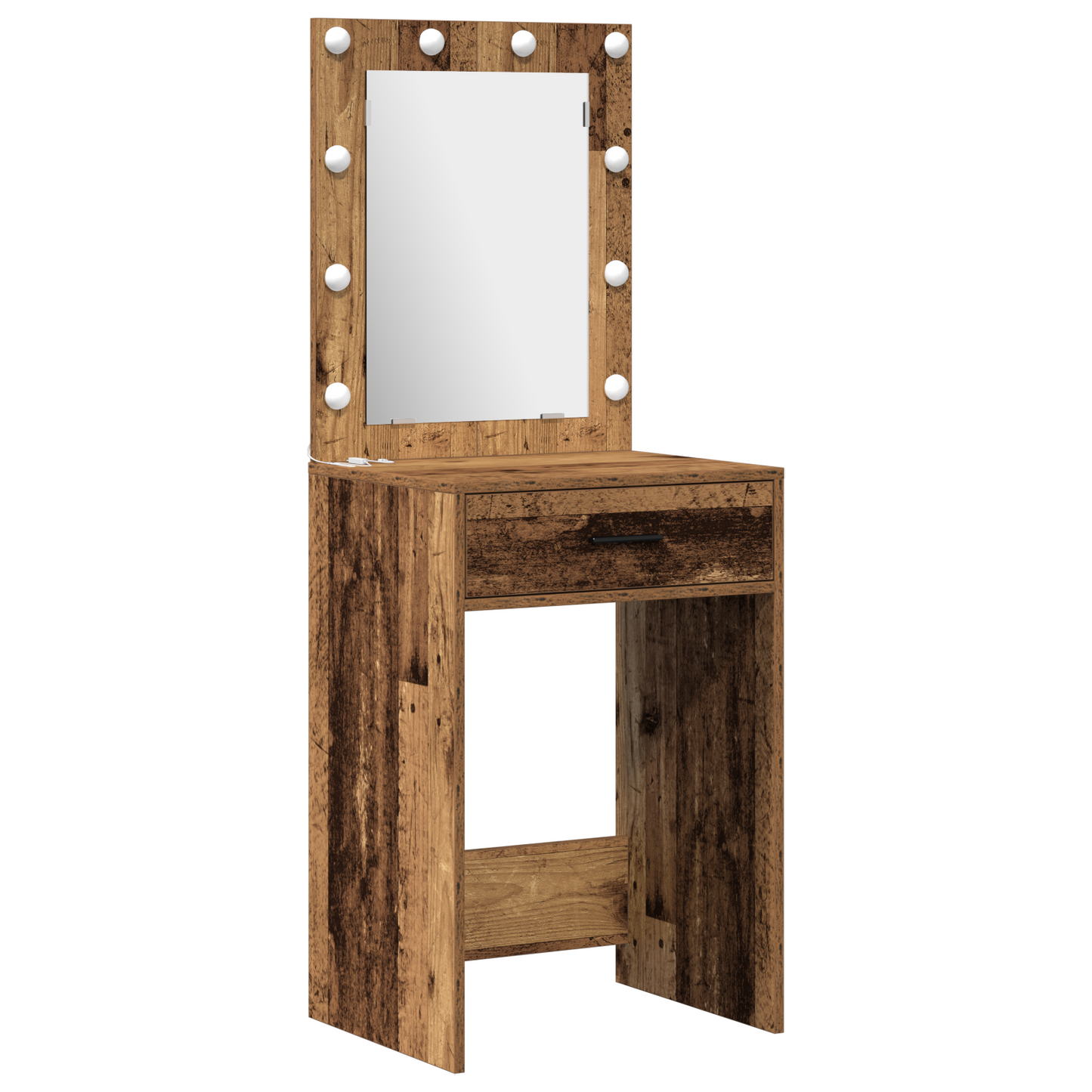 2 Stykker Dressing Table Sæt Med Led Gamle Træ Konstruktions Træ