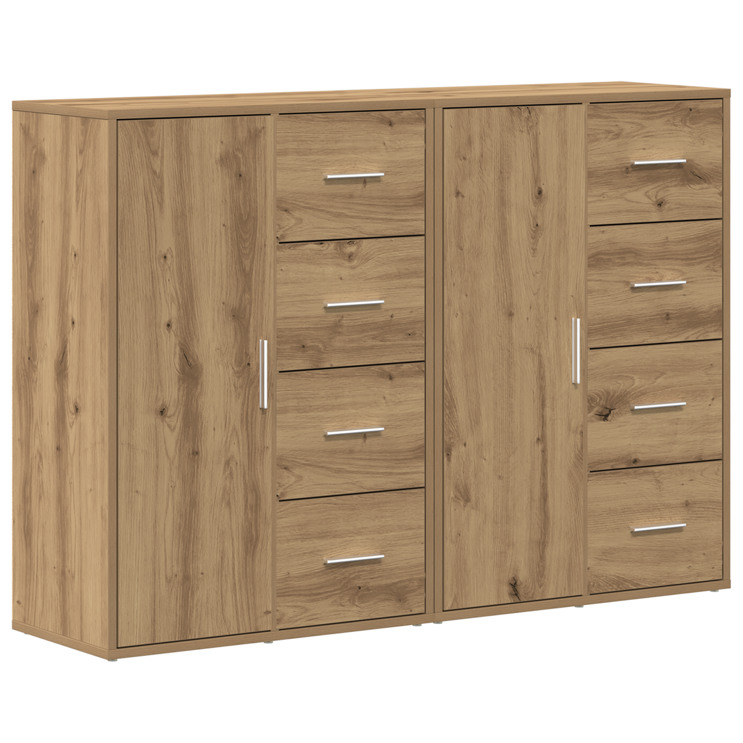Sideboards 2 Dele Artisan Eg 60 X 31 X 84 Cm Konstrueret Træ