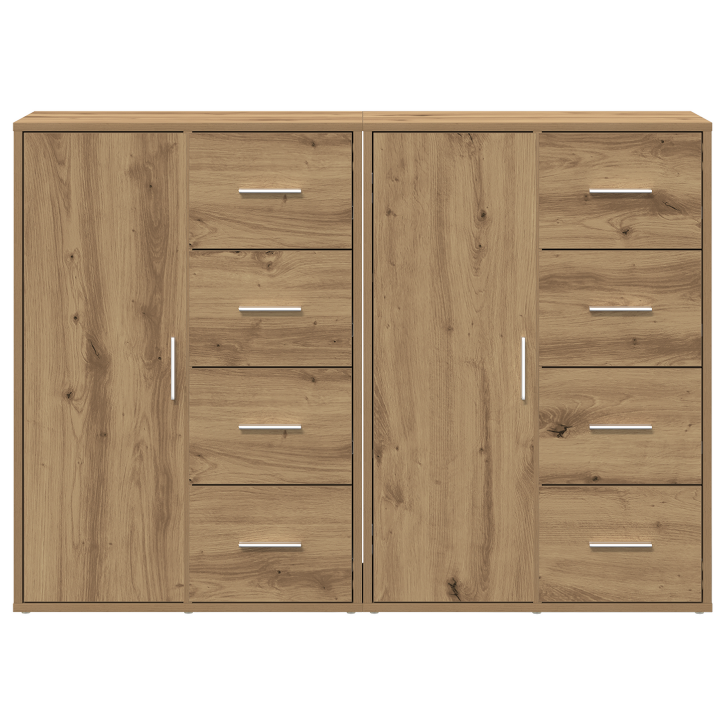 Sideboards 2 Dele Artisan Eg 60 X 31 X 84 Cm Konstrueret Træ