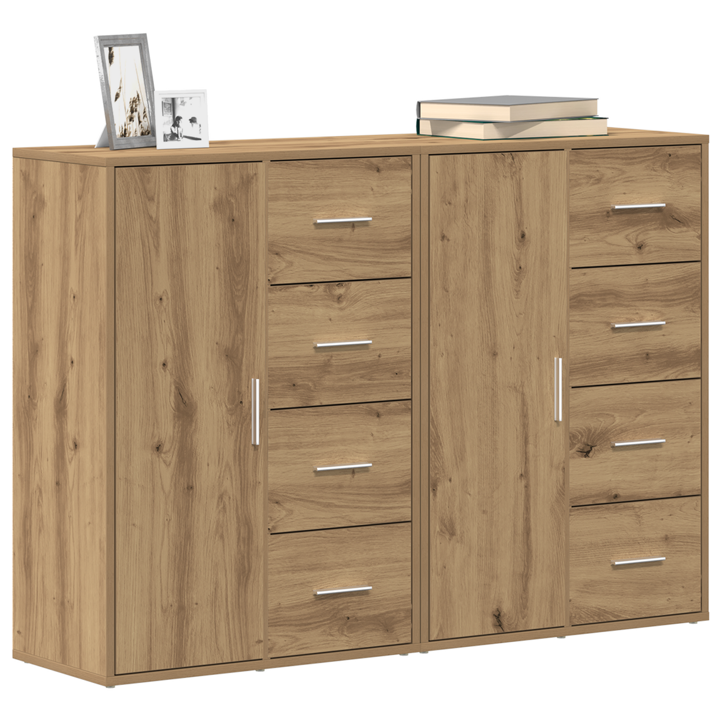 Sideboards 2 Dele Artisan Eg 60 X 31 X 84 Cm Konstrueret Træ