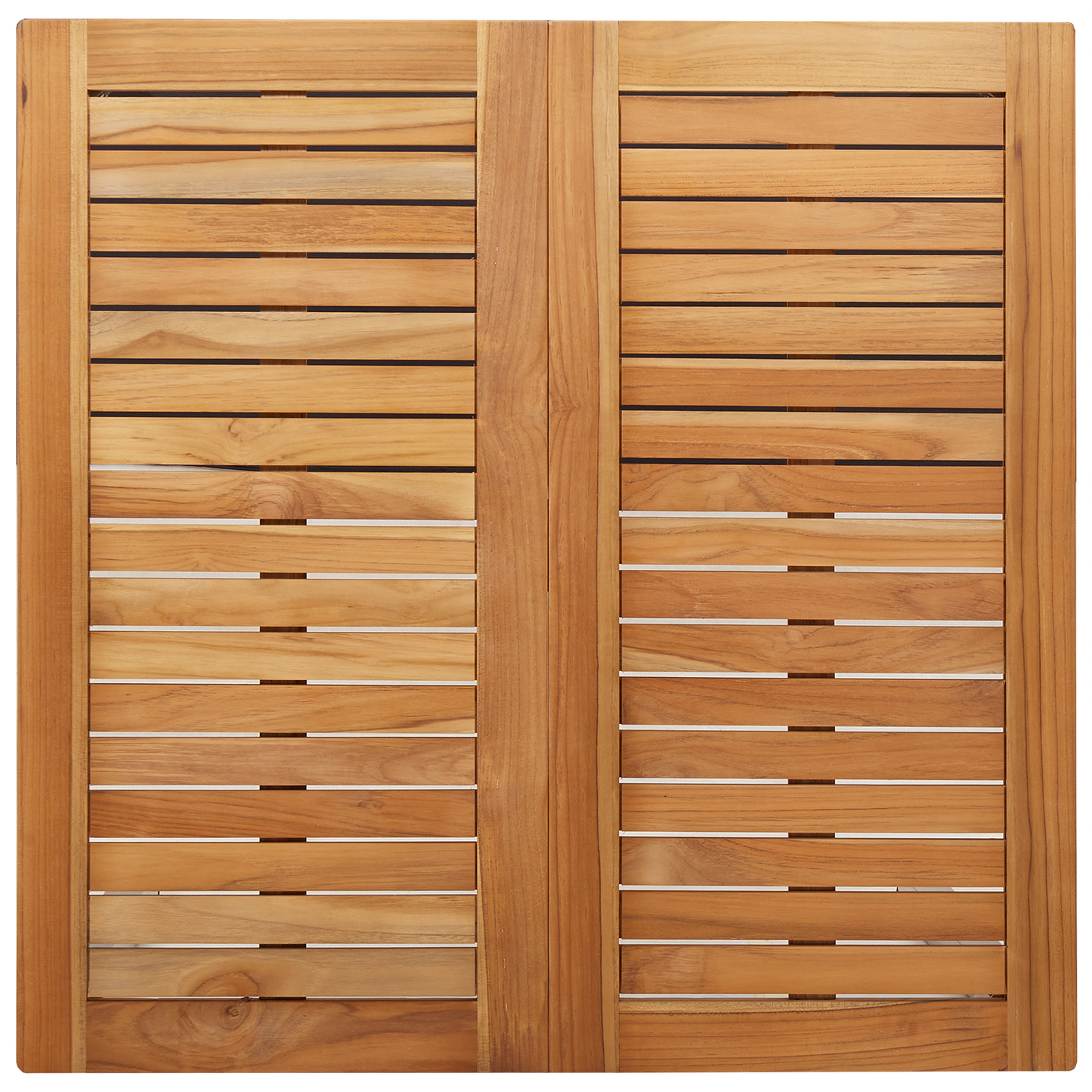 3 Stykke Have Spisebordssæt Massivt Teaktræ&&udendørs Spisebord 90x90x74,5 Cm Massivt Teaktræ - billede 8