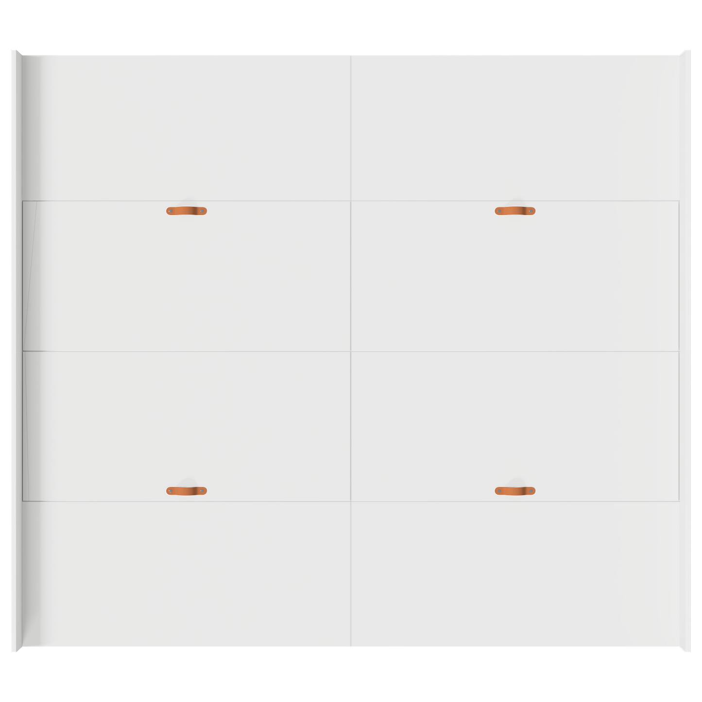 Seng med Opbevaring med Skuffe med Hovedgærde med Opbevaring Hvid 180 X 200 Cm - billede 8
