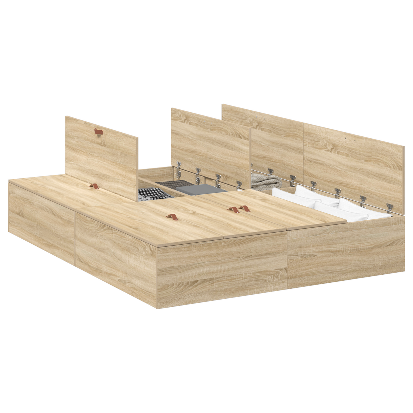 Opbevarings Sengramme Sonoma Eg 160X200 Cm