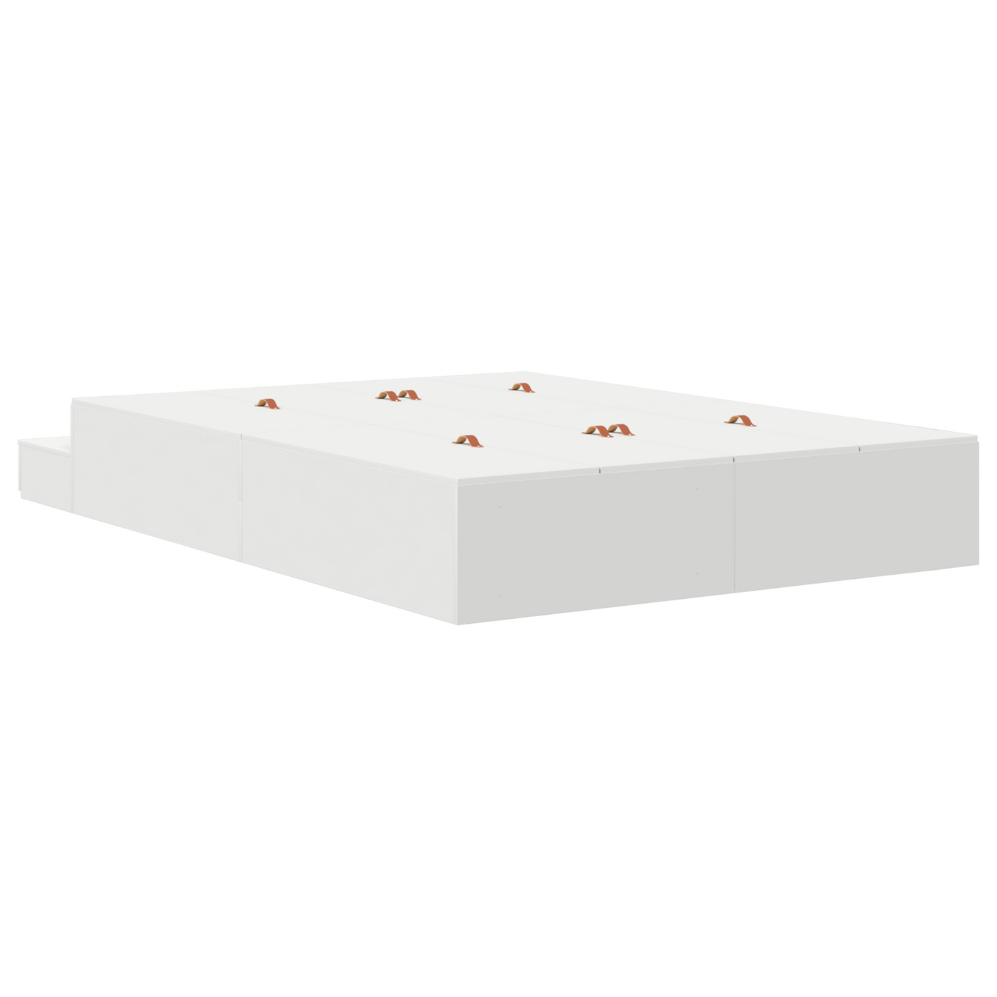 Opbevaringsseng Hvid 150x200 Cm - billede 9