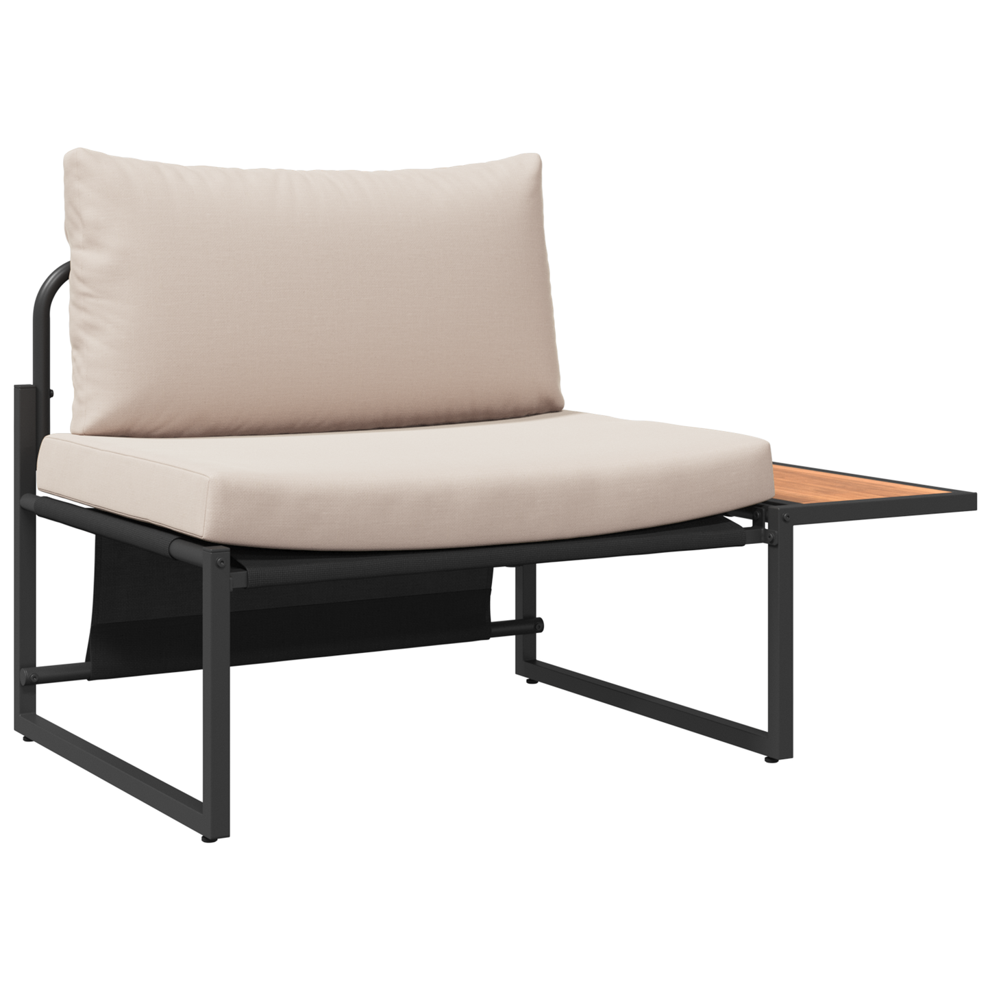 3-Delt Have-Sofa Sæt Med Taupe Hynder
