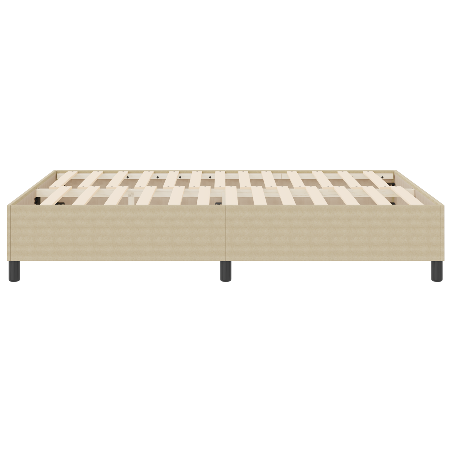 Box Spring Seng Grågrøn 160 X 200 Cm Corduroy Stof