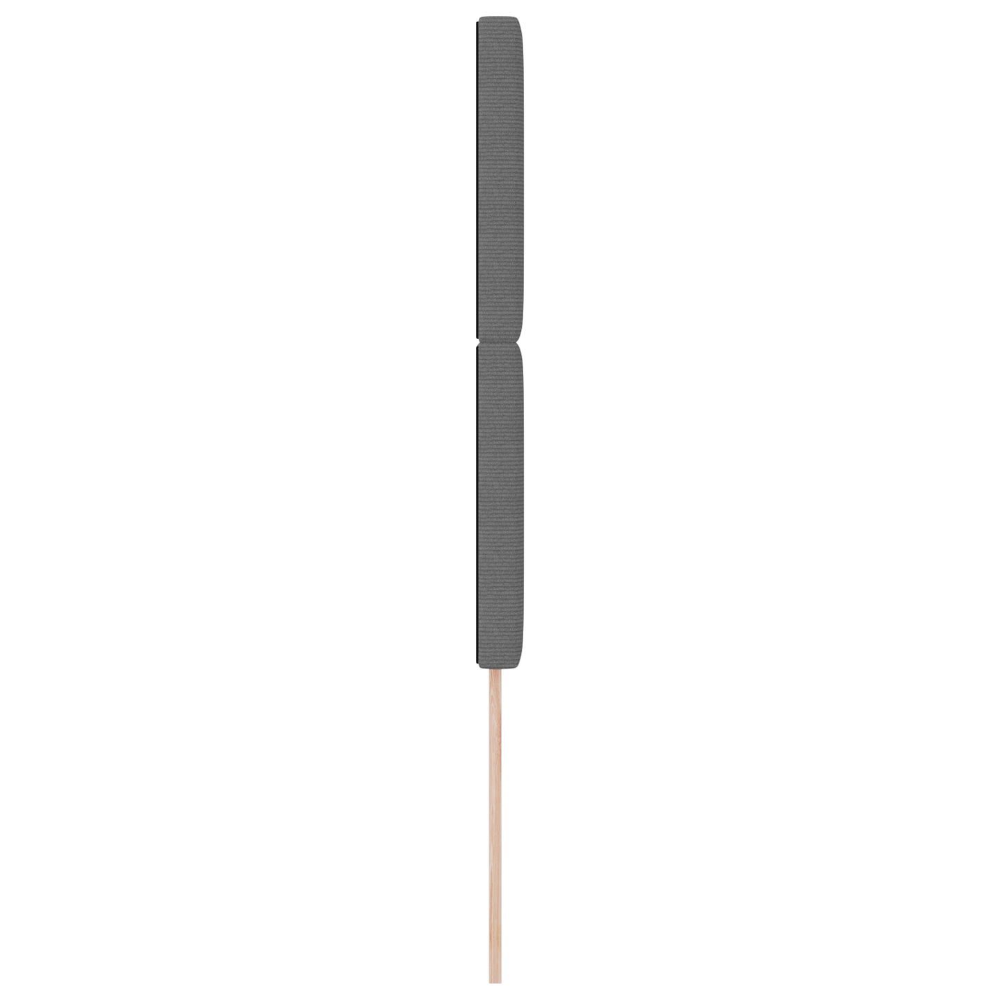 Sengegavl Enkel Design Lysegrå 80 Cm Corduroy Stof