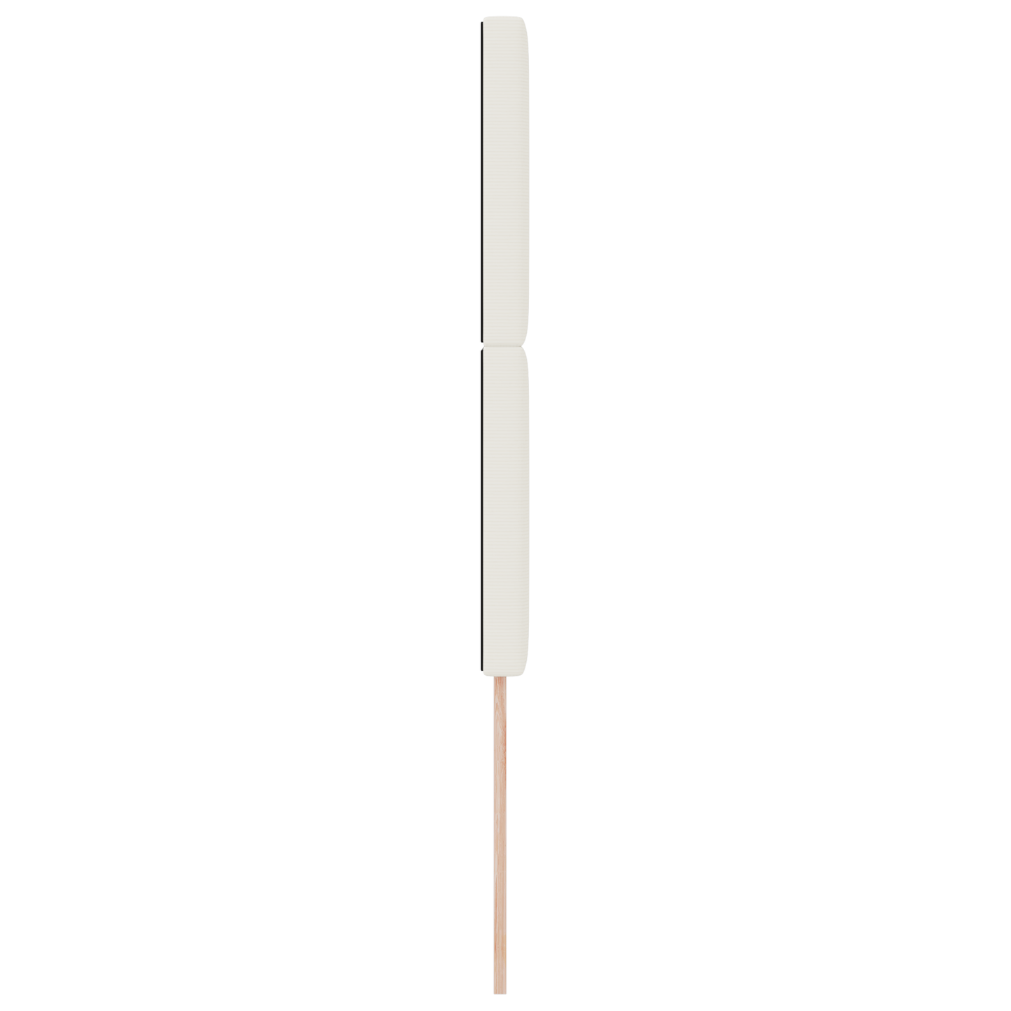 Sengegavl Enkel Design Creme 90 Cm Cordfløjl