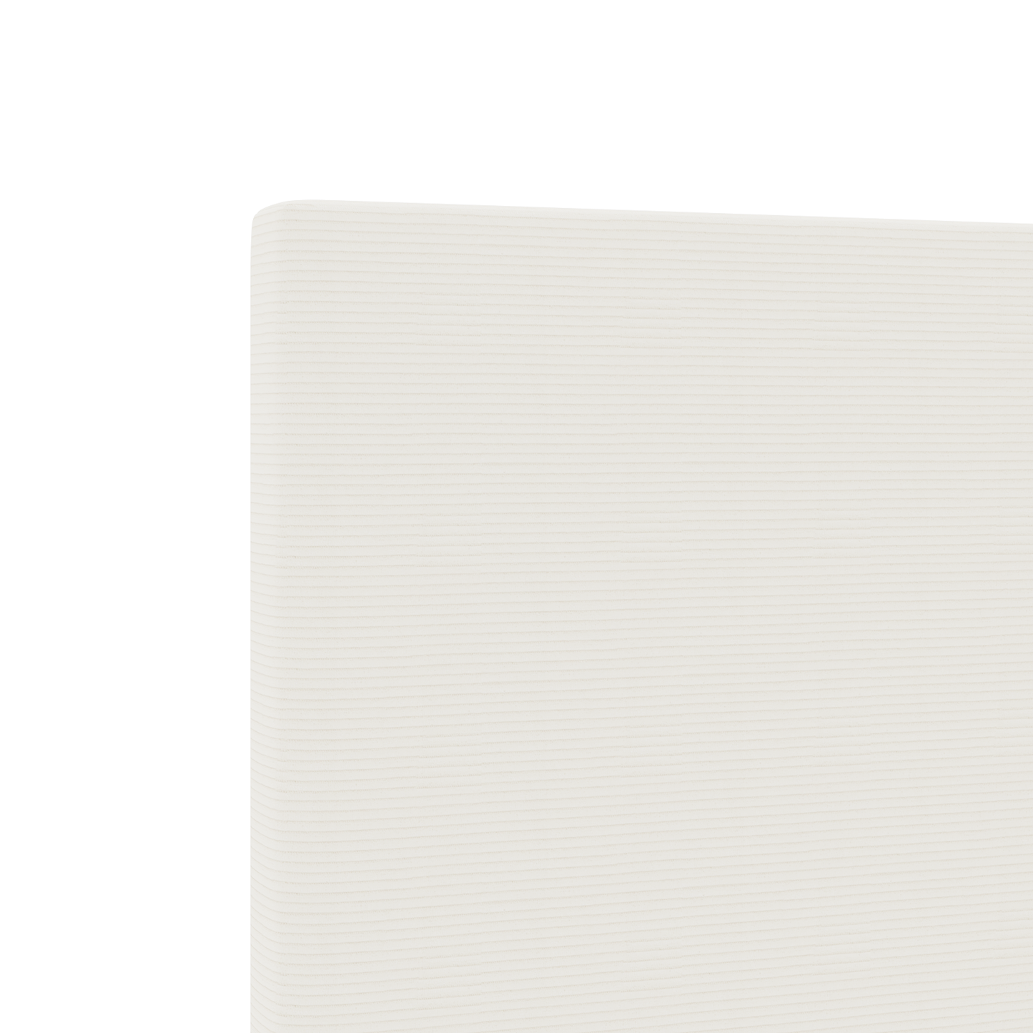 Senggavl Enkel Design Creme 180 Cm Cordfløjl