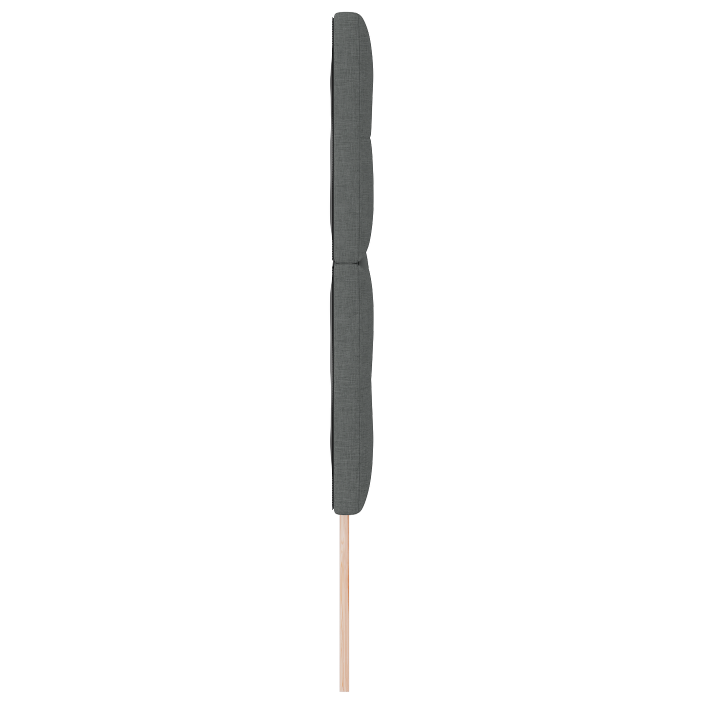 Senggavl Med Knapper Grå 160 Cm Stof