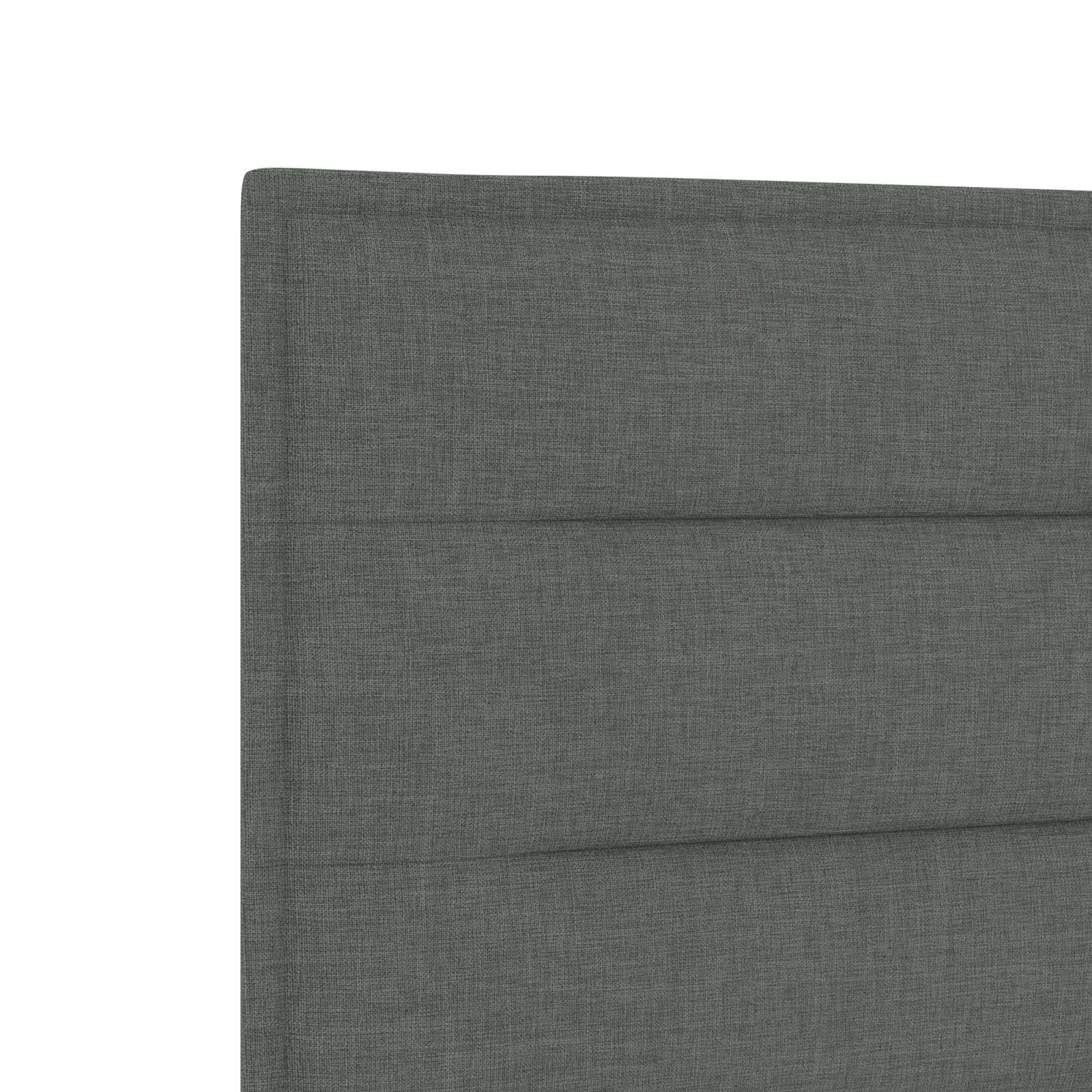 Led Hovedgavl Linjer Design Mørkegrå 90 Cm Stof - billede 8