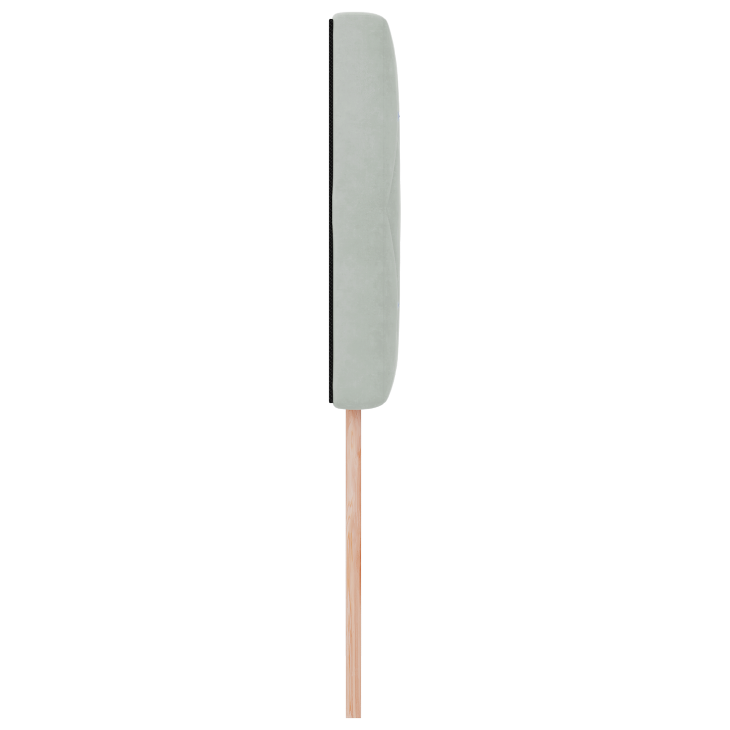 Led Hovedgavl med Krystalknapper, Lysegrå, 100 Cm, Velour - billede 6