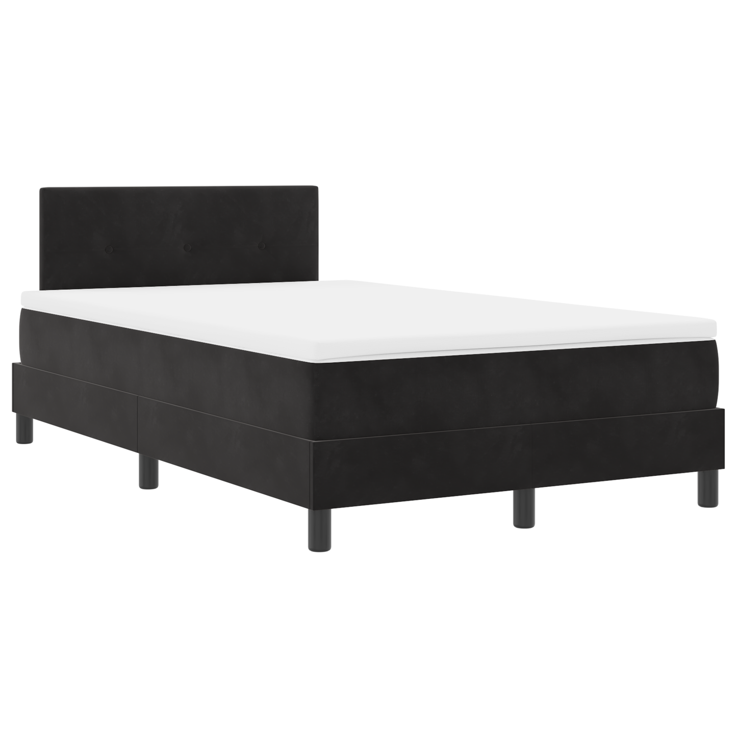Boxmadras Seng Med Madras Med Madras Sort 120 X 200 Cm Stof