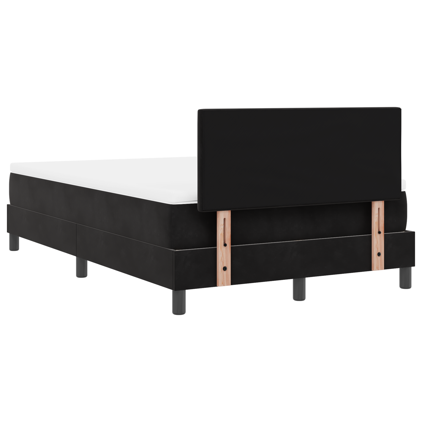 Boxmadras Seng Med Madras Med Madras Sort 120 X 200 Cm Stof