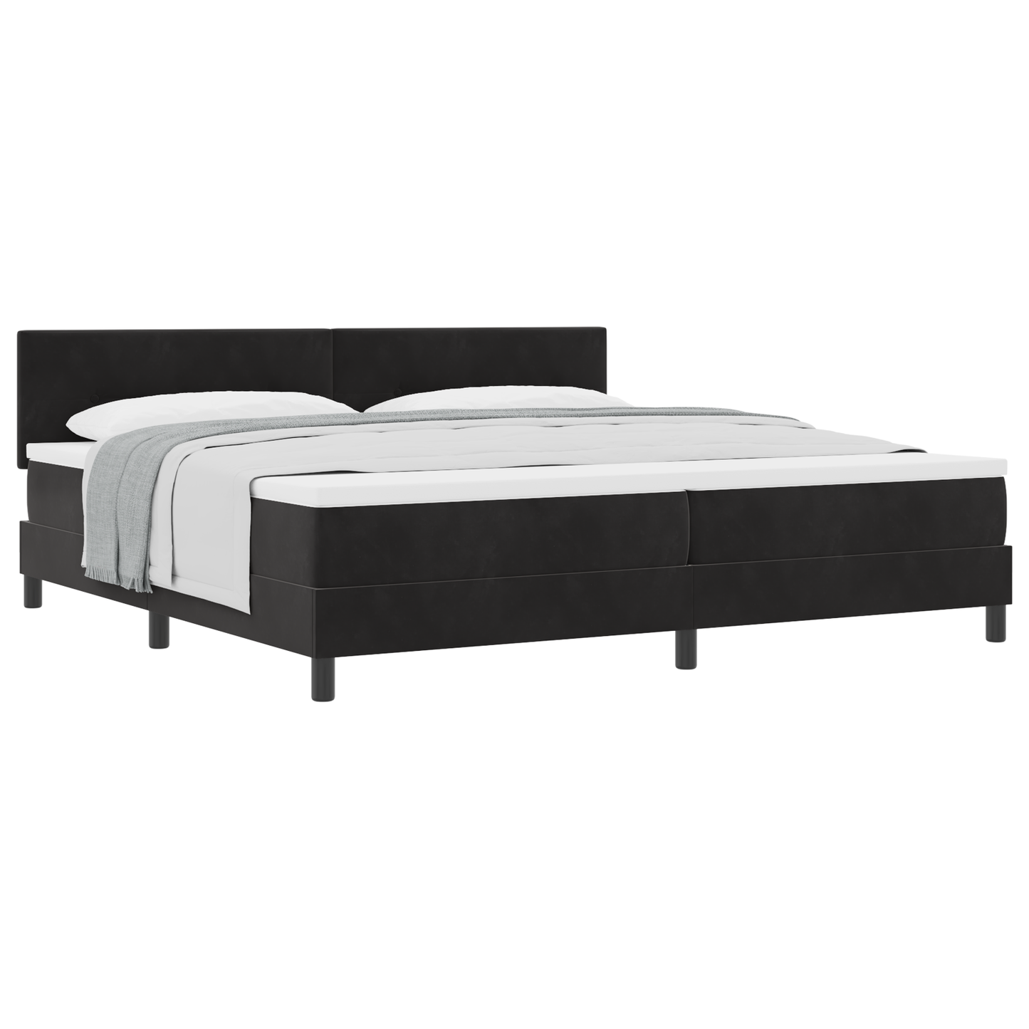 Boxmadras Seng Med Madras Med Madras Sort 200 X 200 Cm Stof