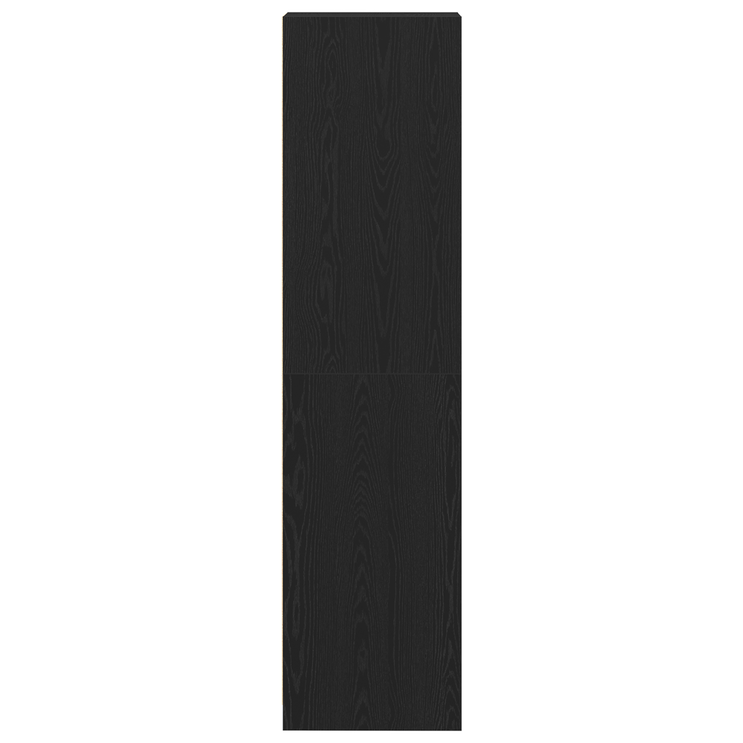 Garderobe I Sort Eg 30X50X200 Cm Lavet Af Konstrueret Træ