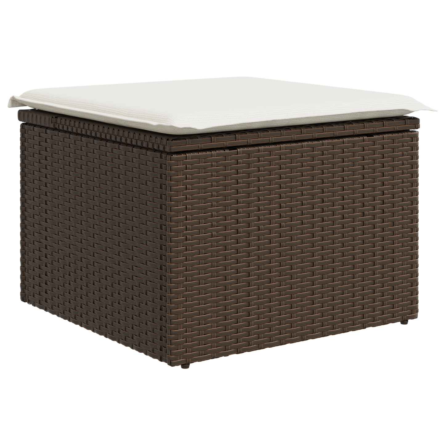 9 Personers Have Sofa Sæt Med Puder Brun Poly Rattan