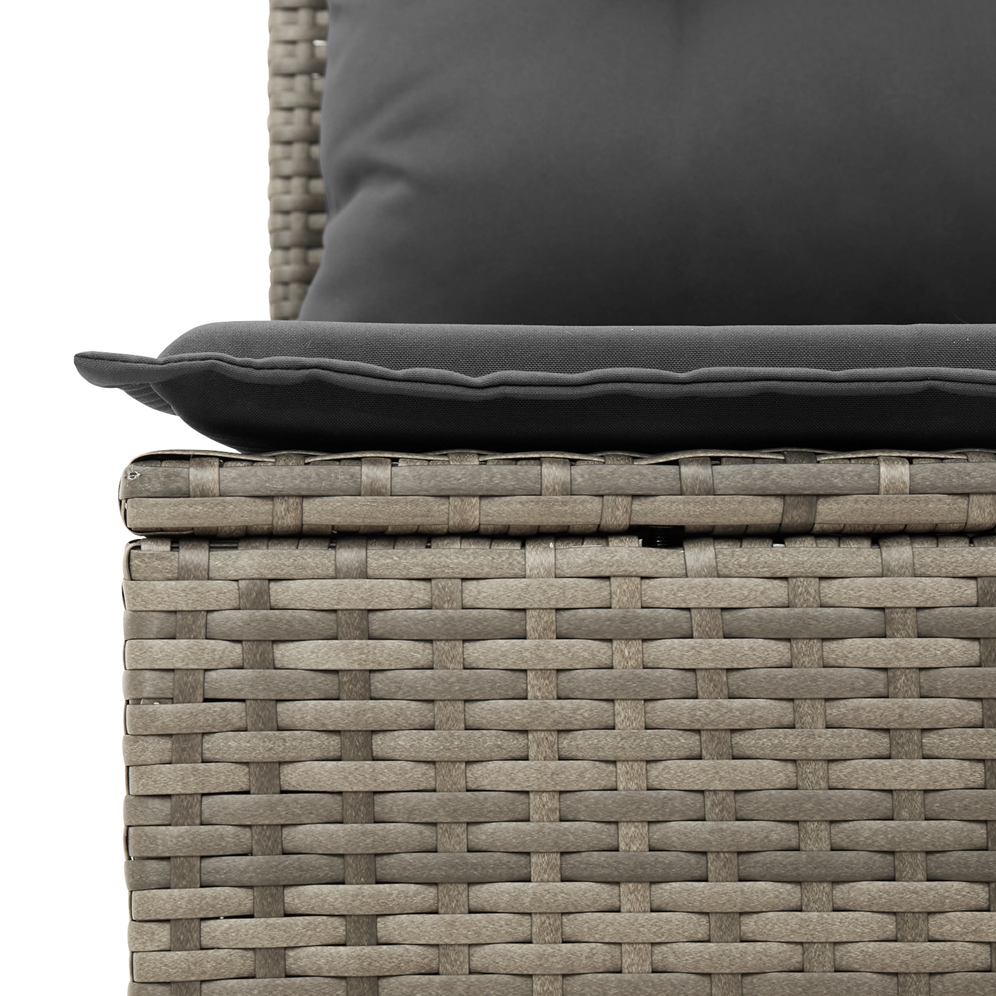 11 Delers Sofasæt Til Haven Med Puder Grå Poly Rattan