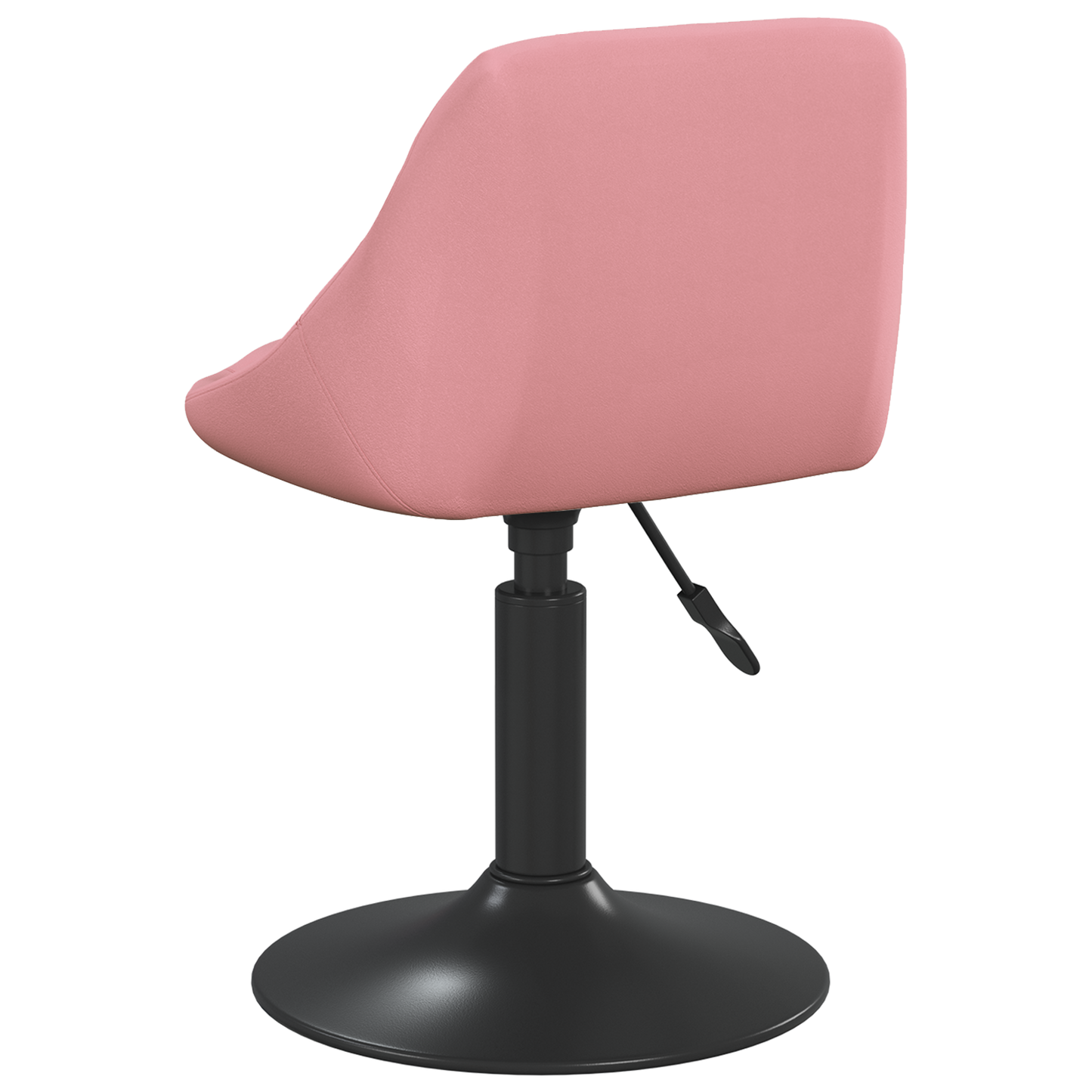 Barbænk Geometrisk Lyserød 46 X 44 X (62.5-77.5) Cm Kunstlæder - Billede 5