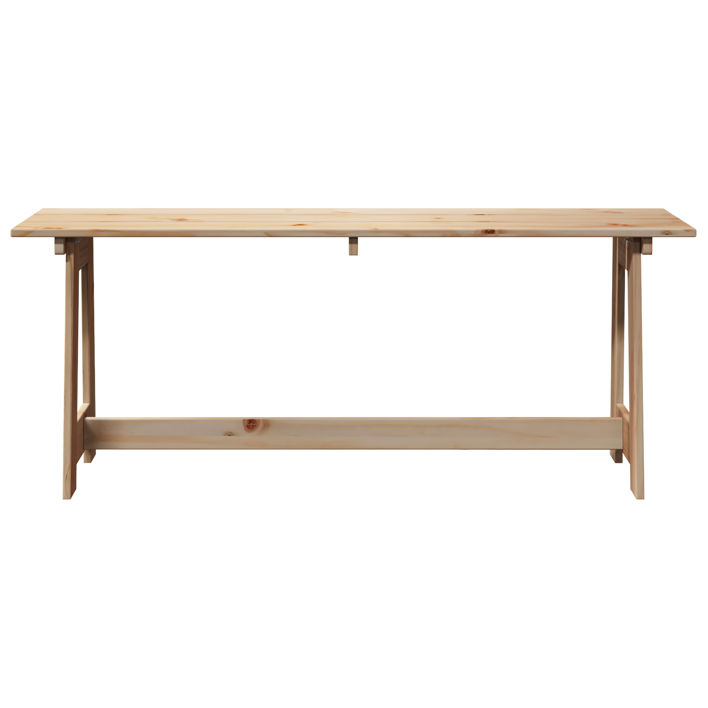 Udendørs Bænk 119X35X47 Cm Massivt Fyrretræ